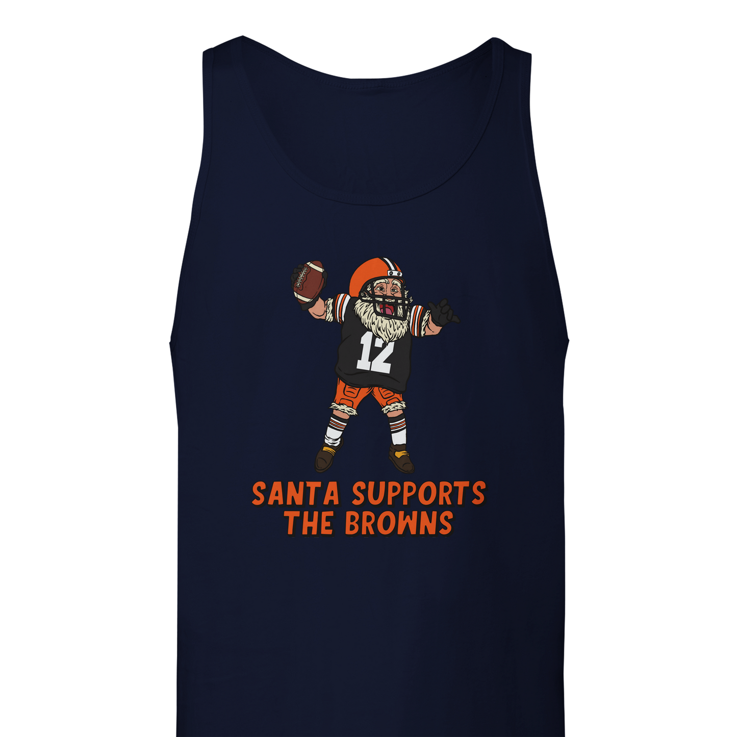 Cleveland Browns Unisex Santa Tank Top