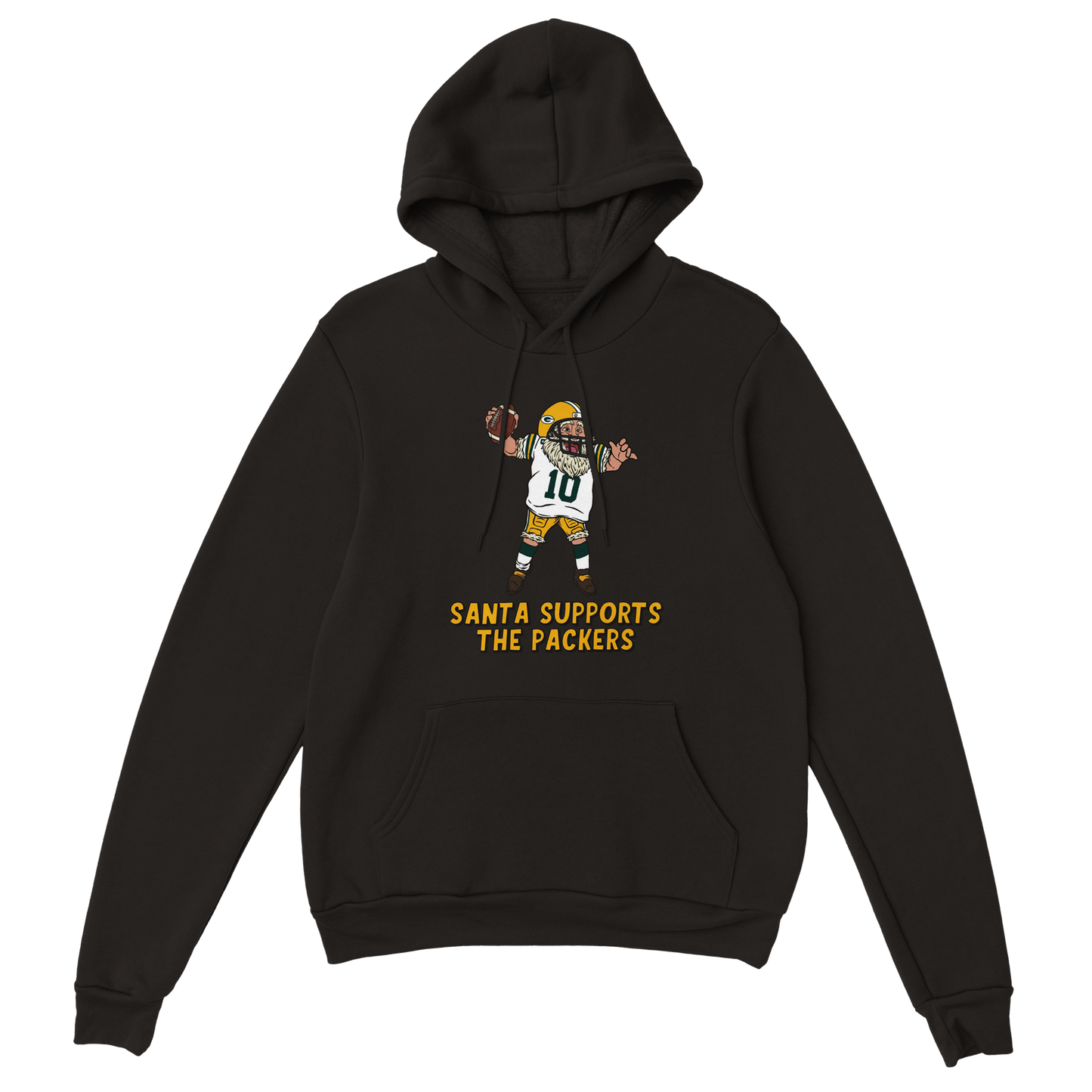 Green Bay Packers Unisex Pullover Santa Hoodie