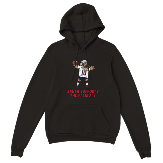 New England Patriots Unisex Pullover Santa Hoodie