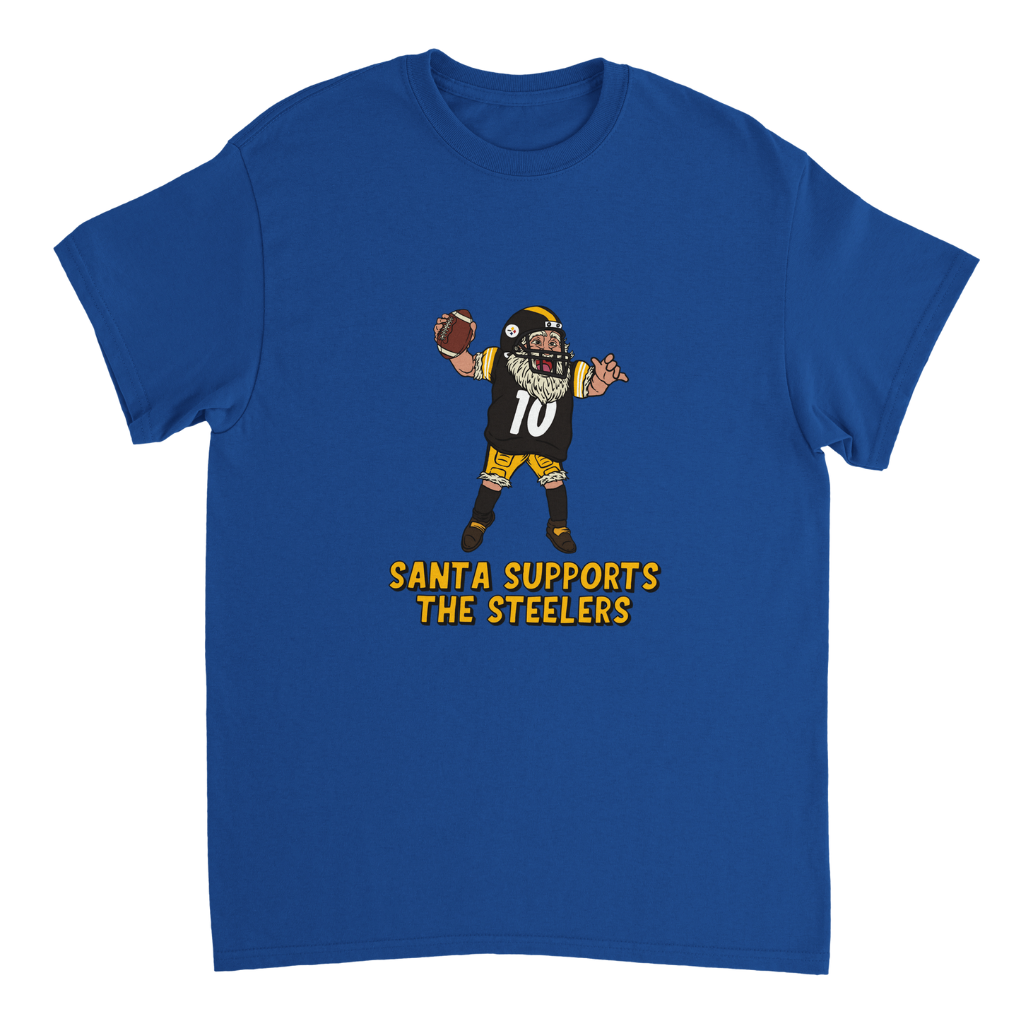 Pittsburgh Steelers Unisex Crewneck Santa T-shirt