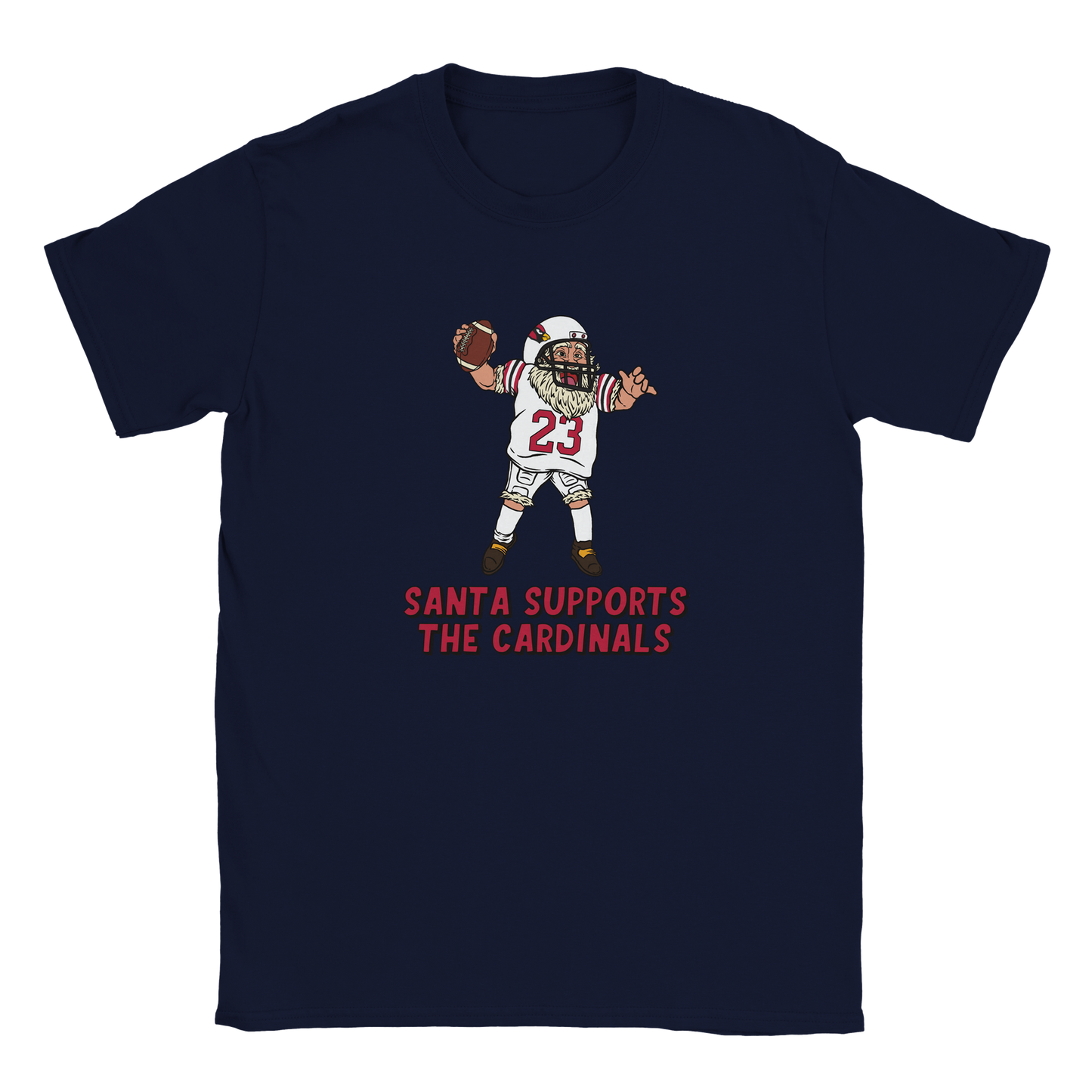 Arizona Cardinals Kids Crewneck Santa T-shirt