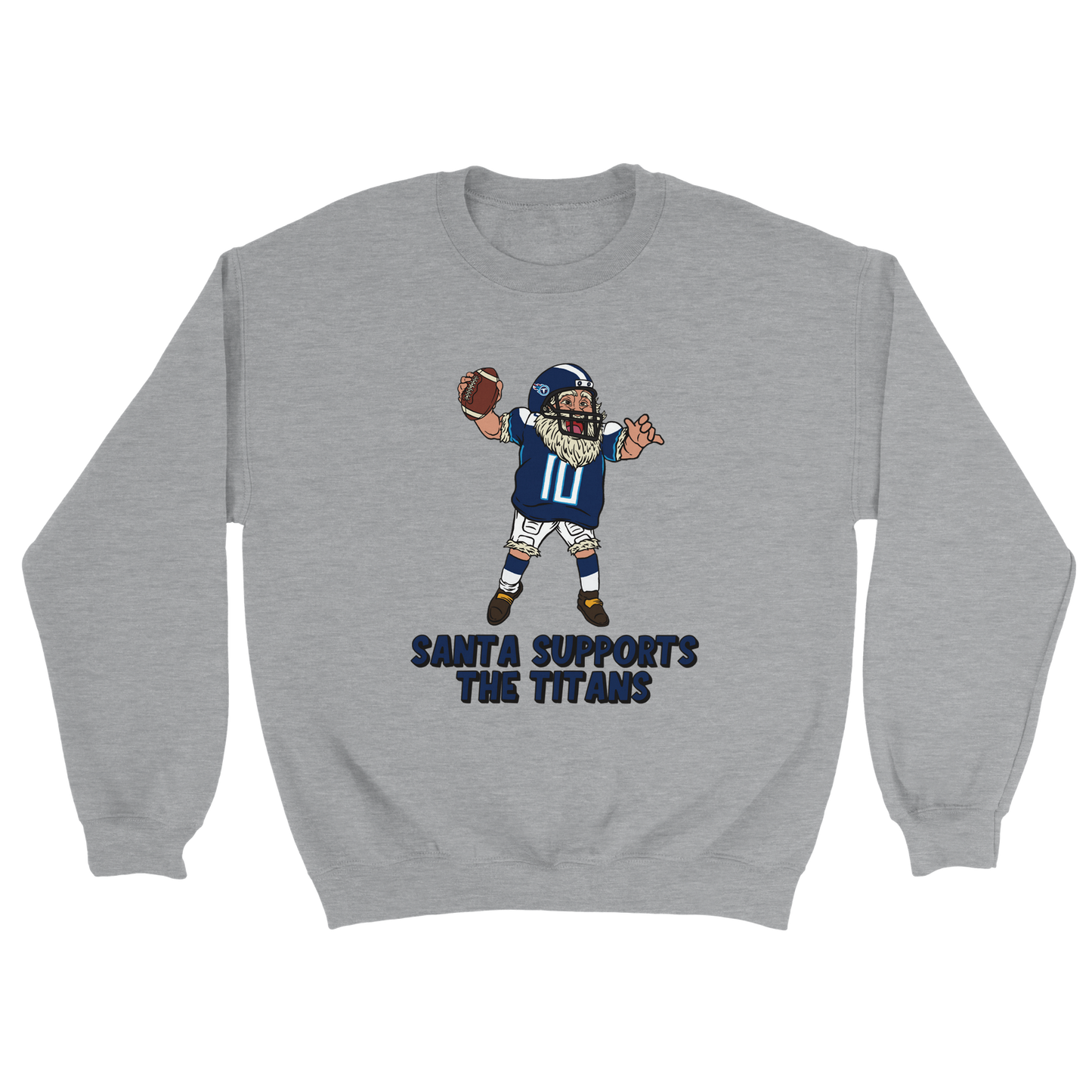 Tennessee Titans Unisex Crewneck Santa Sweatshirt