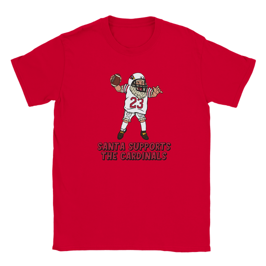 Arizona Cardinals Kids Crewneck Santa T-shirt