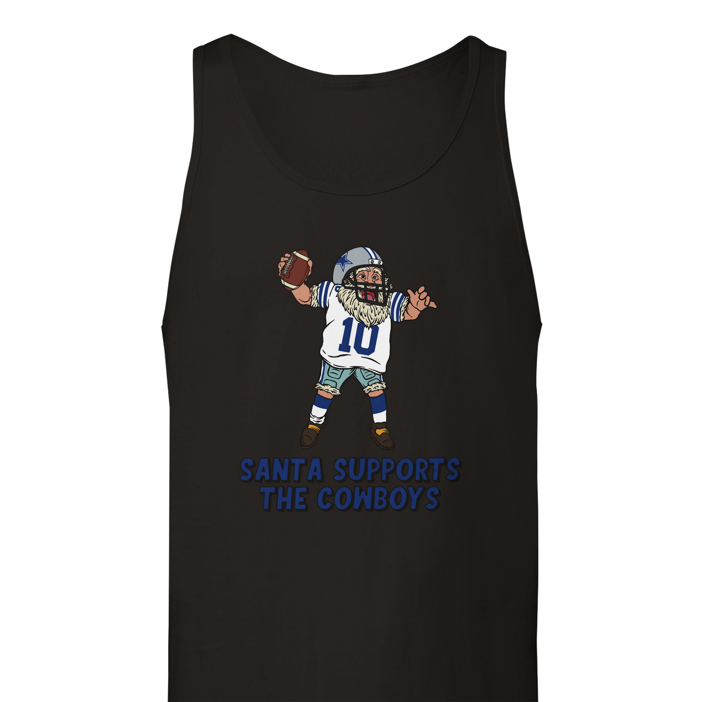 Dallas Cowboys Unisex Santa Tank Top