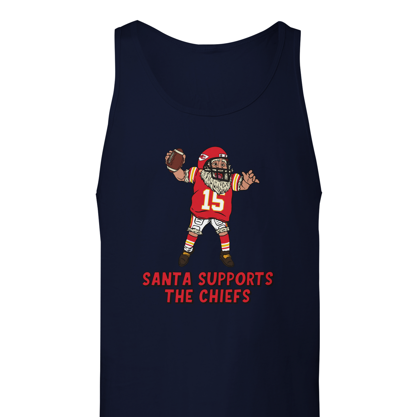 Kansas City Chiefs Unisex Santa Tank Top