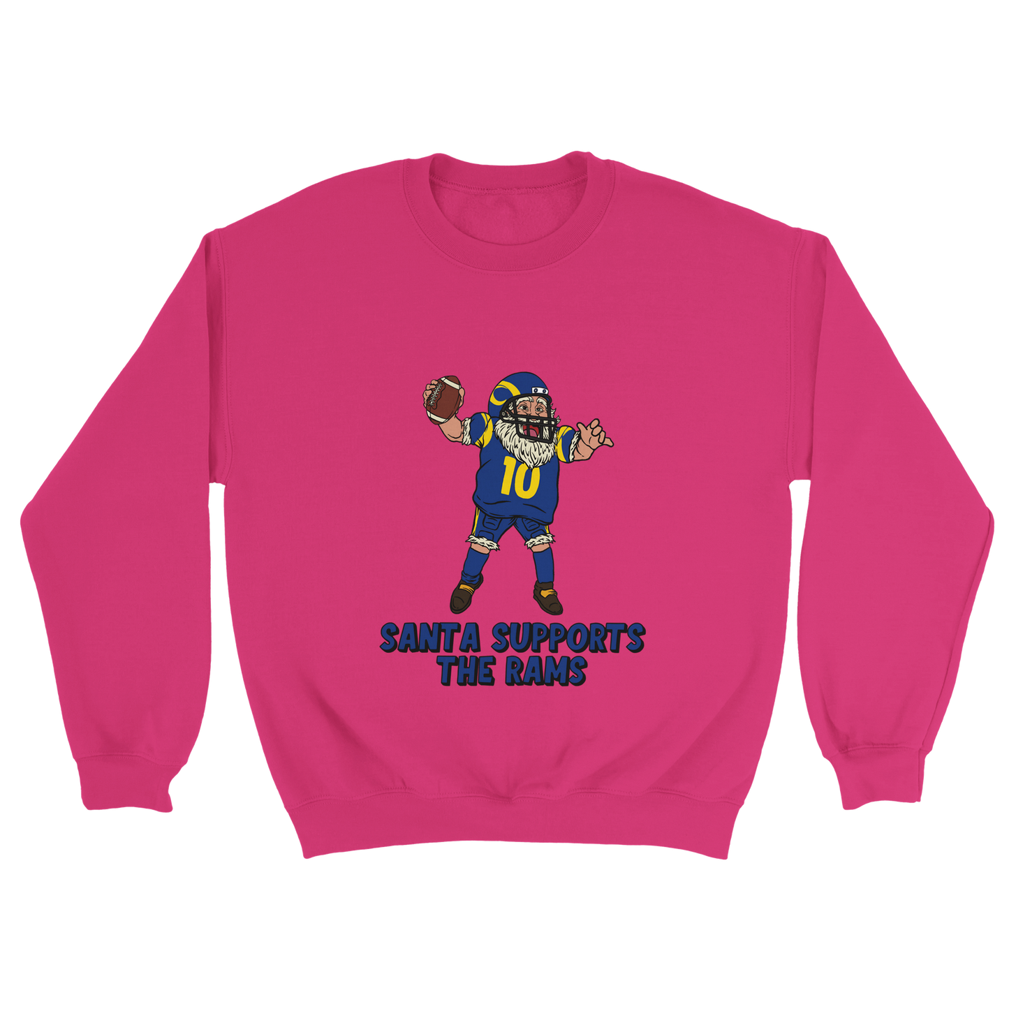 Los Angeles Rams Unisex Crewneck Santa Sweatshirt