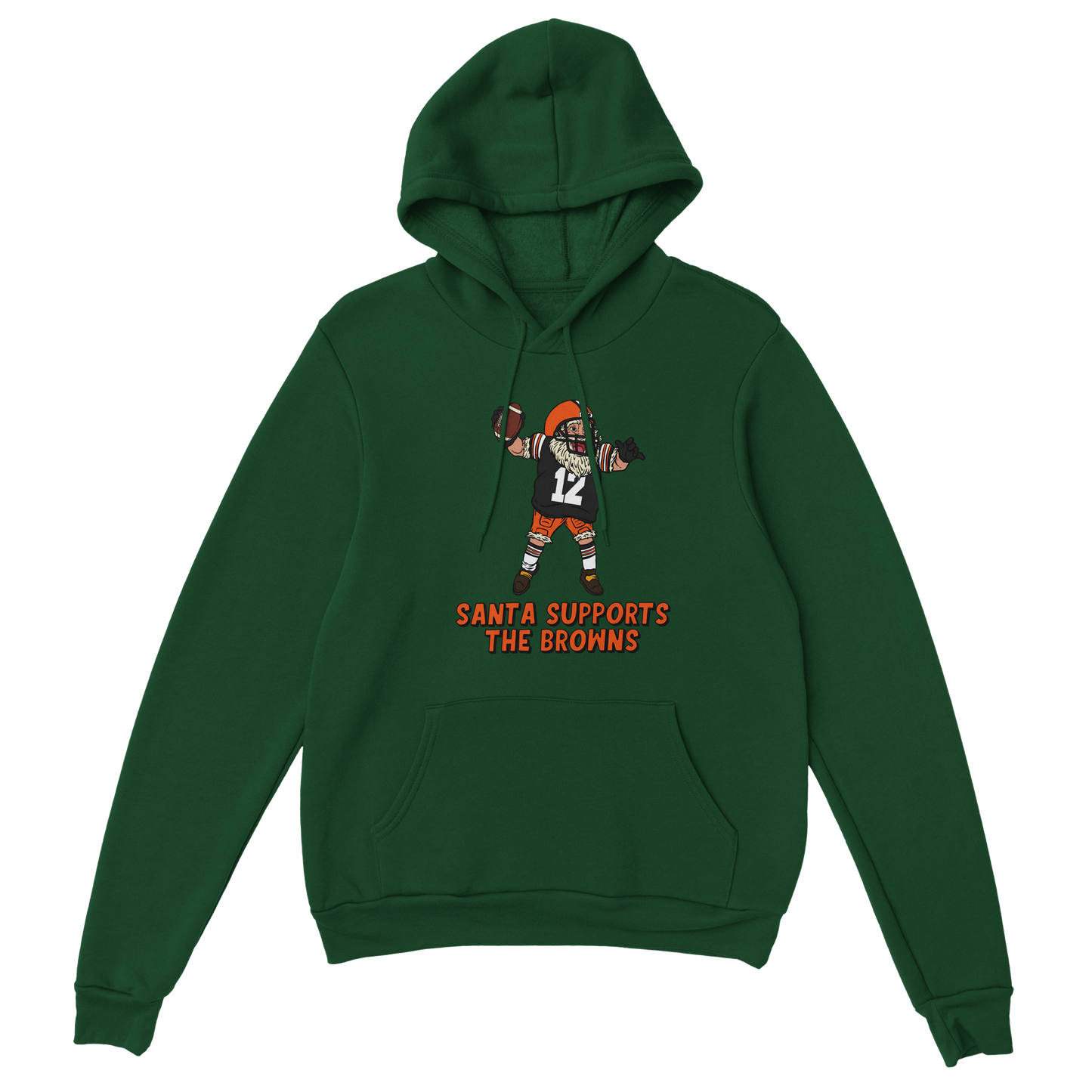 Cleveland Browns Unisex Pullover Santa Hoodie