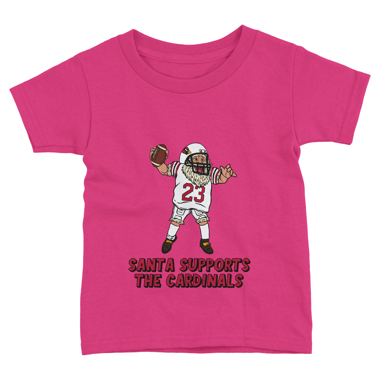 Arizona Cardinals Toddler Jersey Santa T-Shirt