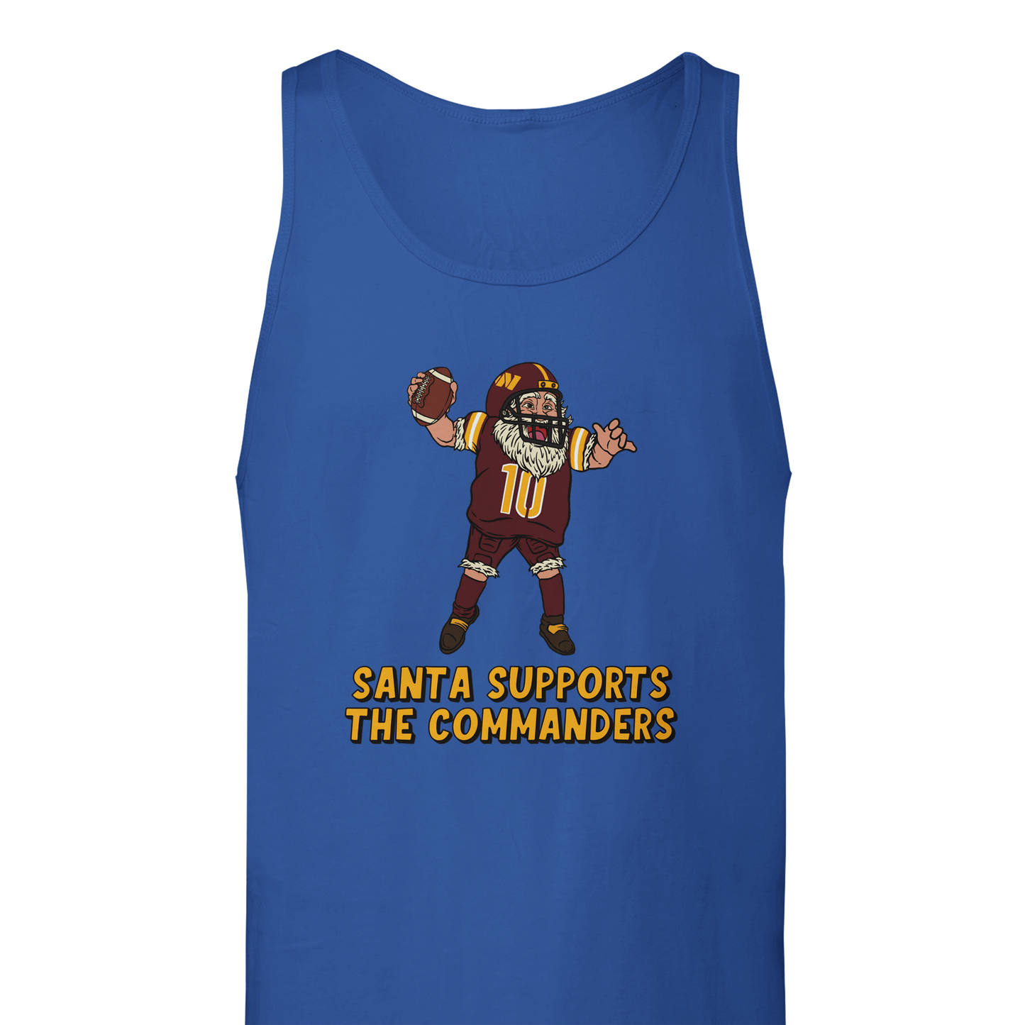 Washington Commanders Unisex Santa Tank Top