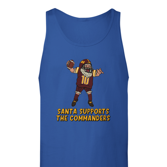 Washington Commanders Unisex Santa Tank Top