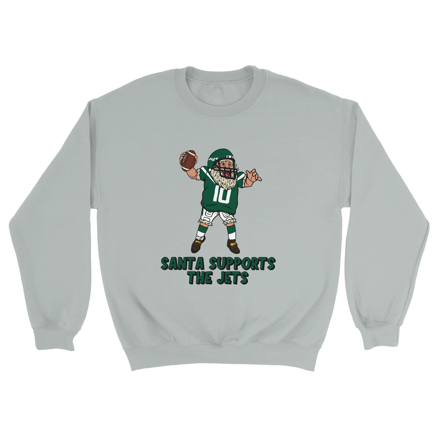 New York Jets Unisex Crewneck Santa Sweatshirt