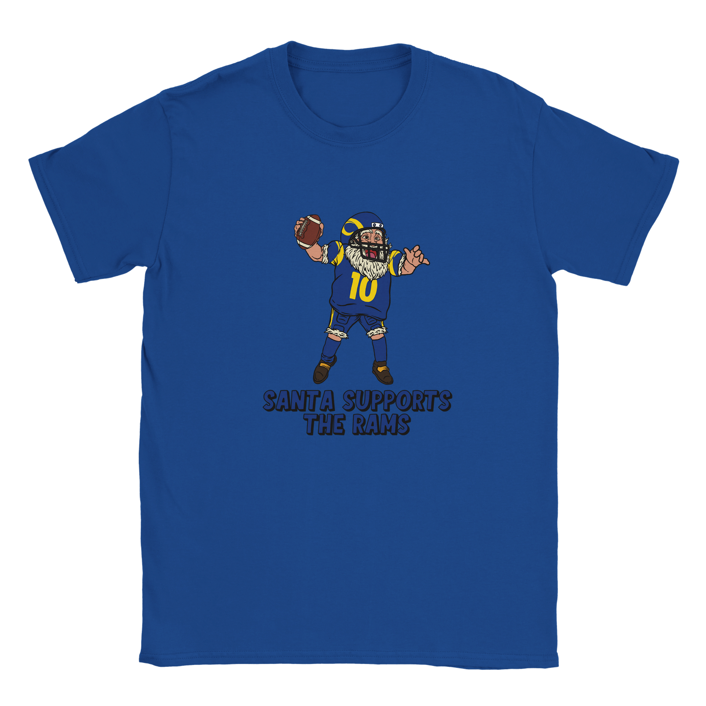 Los Angeles Rams Kids Crewneck Santa T-shirt