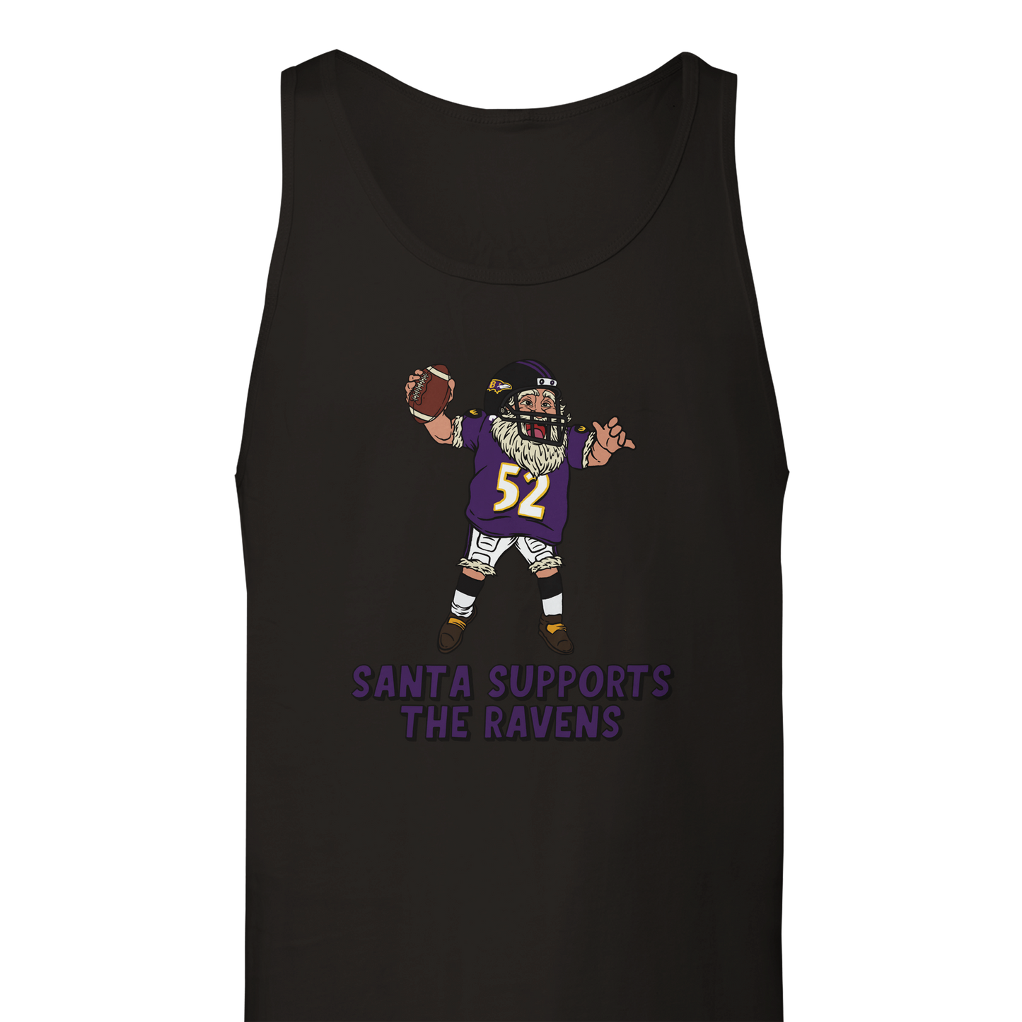 Baltimore Ravens Unisex Santa Tank Top