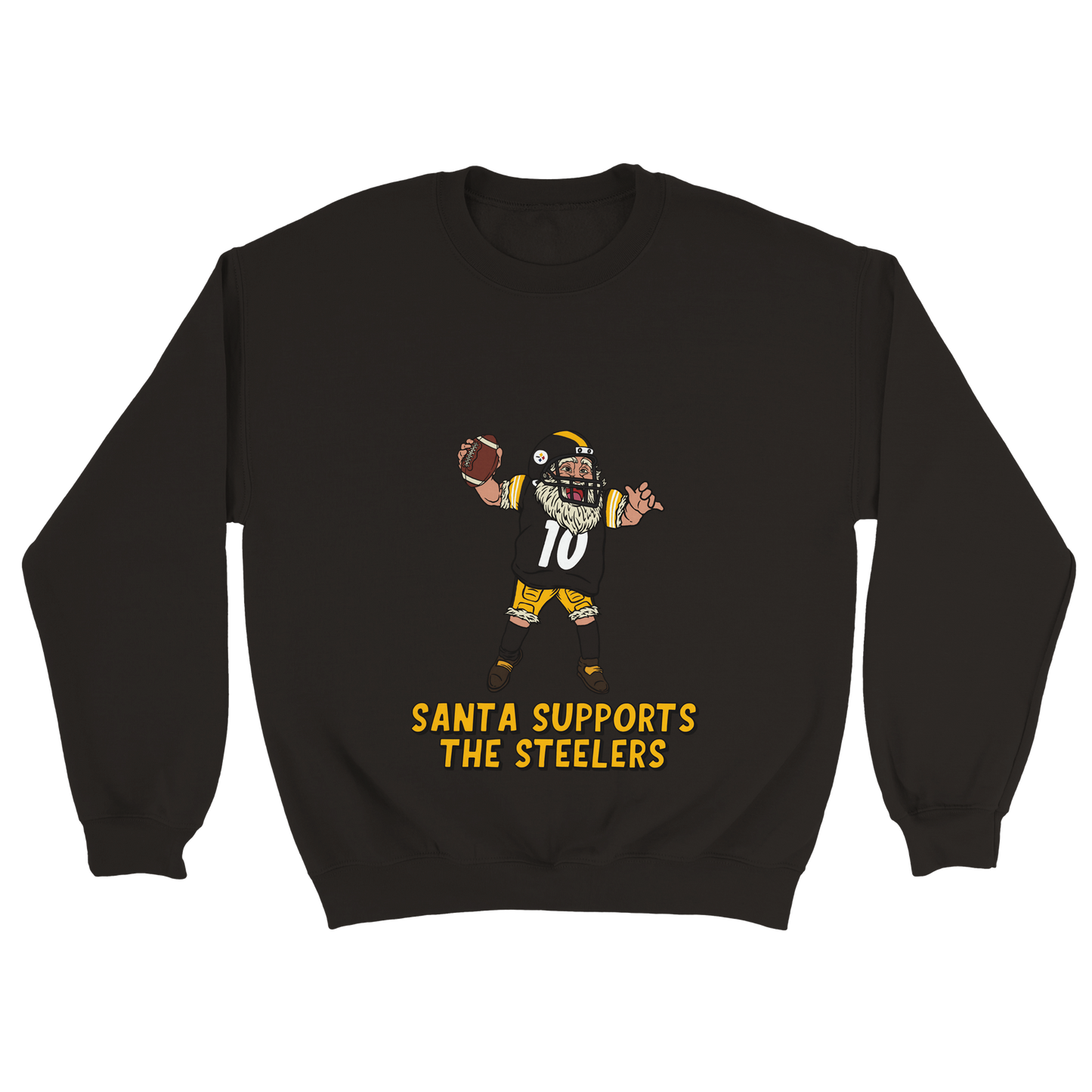 Pittsburgh Steelers Unisex Crewneck Santa Sweatshirt