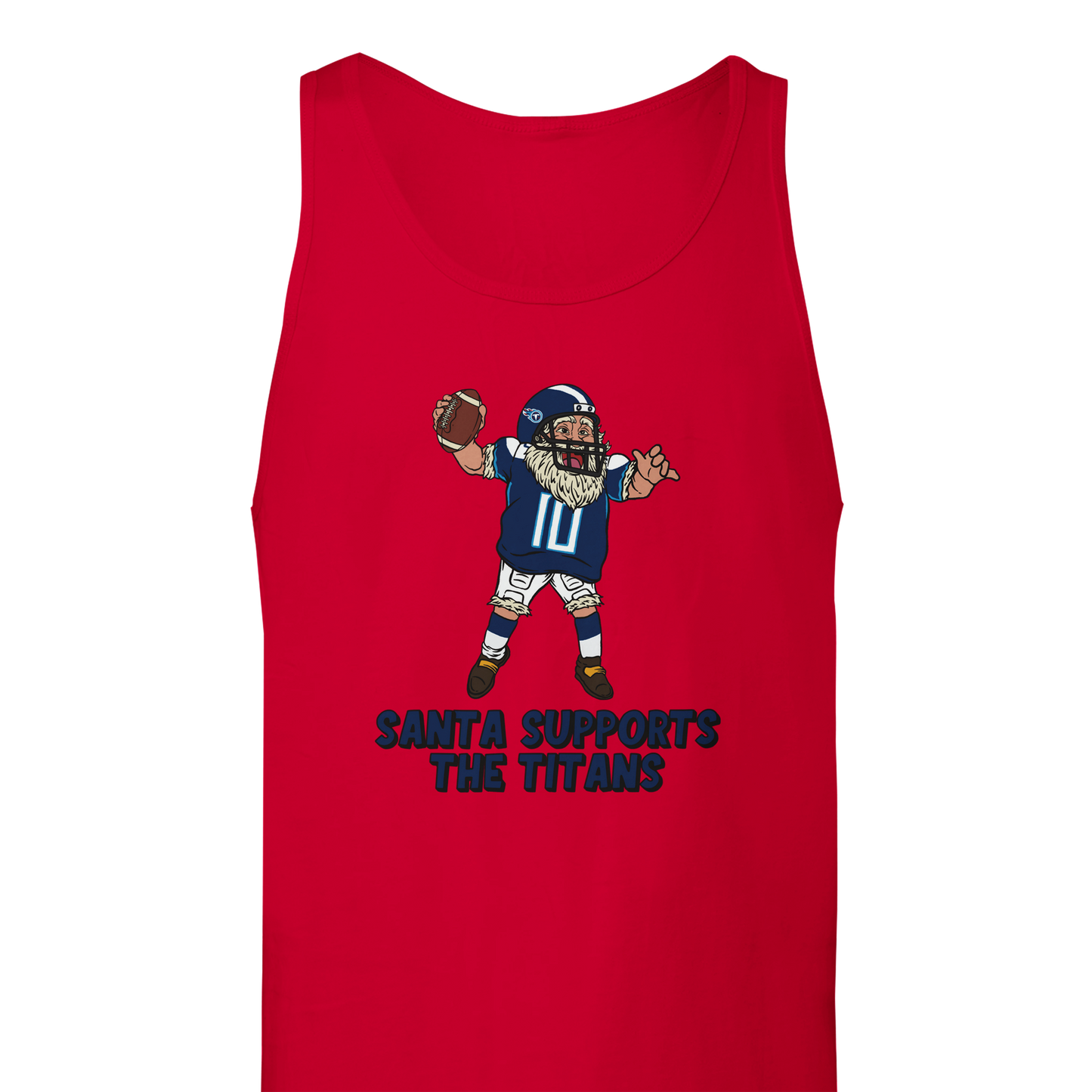 Tennessee Titans Unisex Santa Tank Top