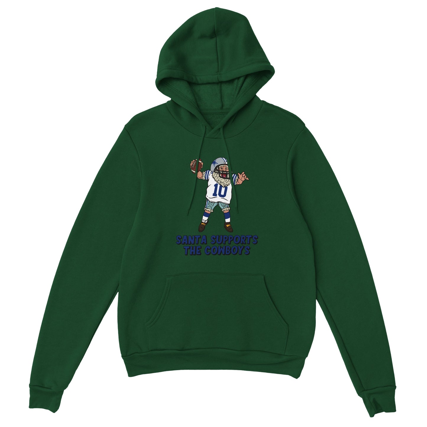 Dallas Cowboys Unisex Pullover Santa Hoodie