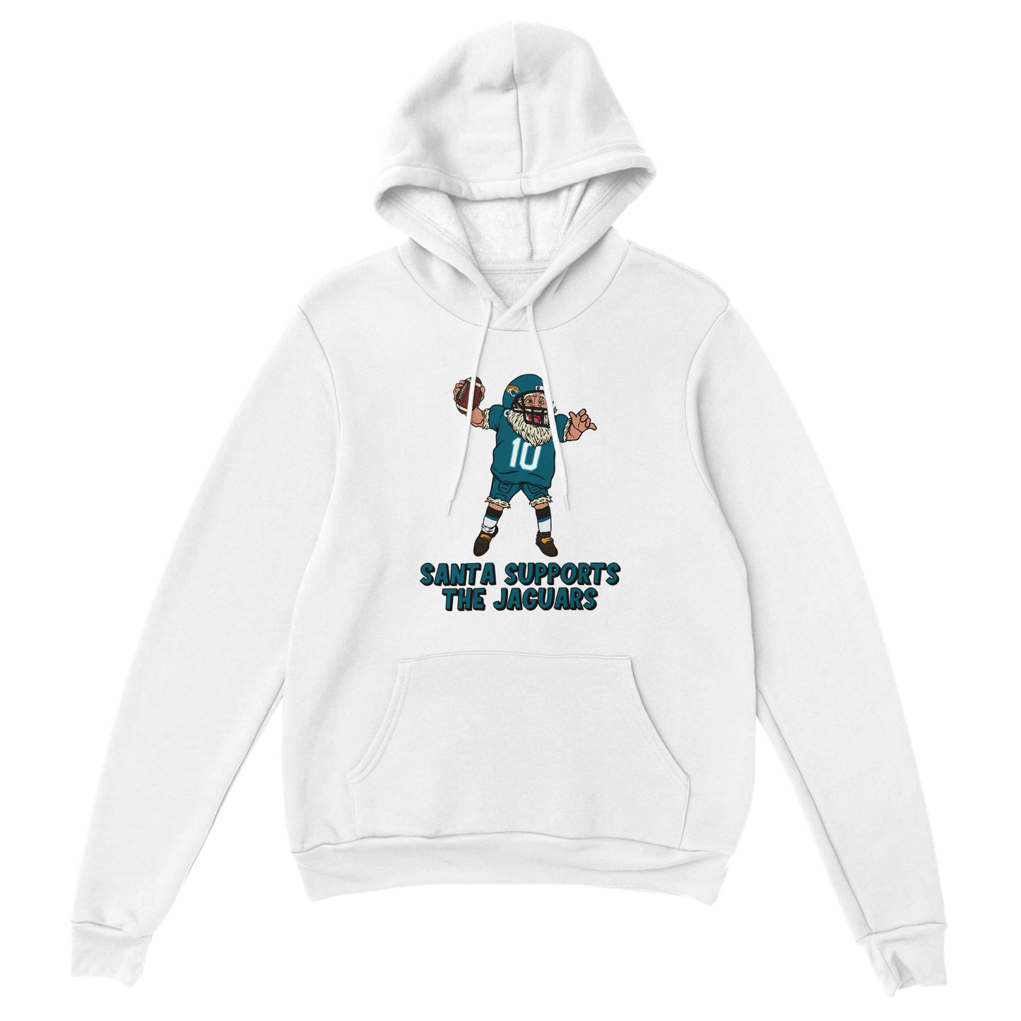 Jacksonville Jaguars Unisex Pullover Santa Hoodie