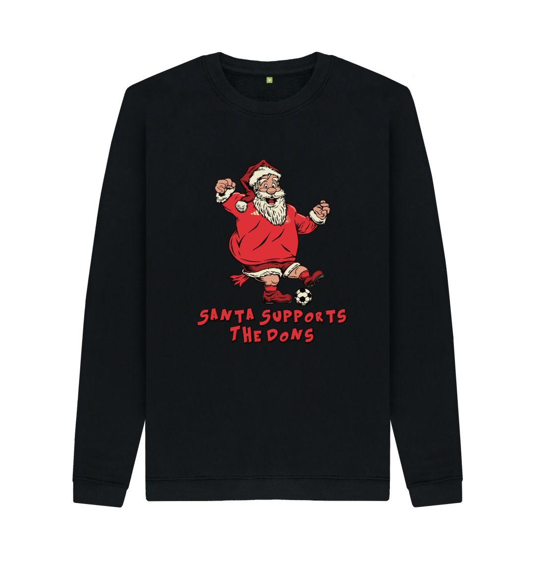 Black Aberdeen Men's Santa Jumper