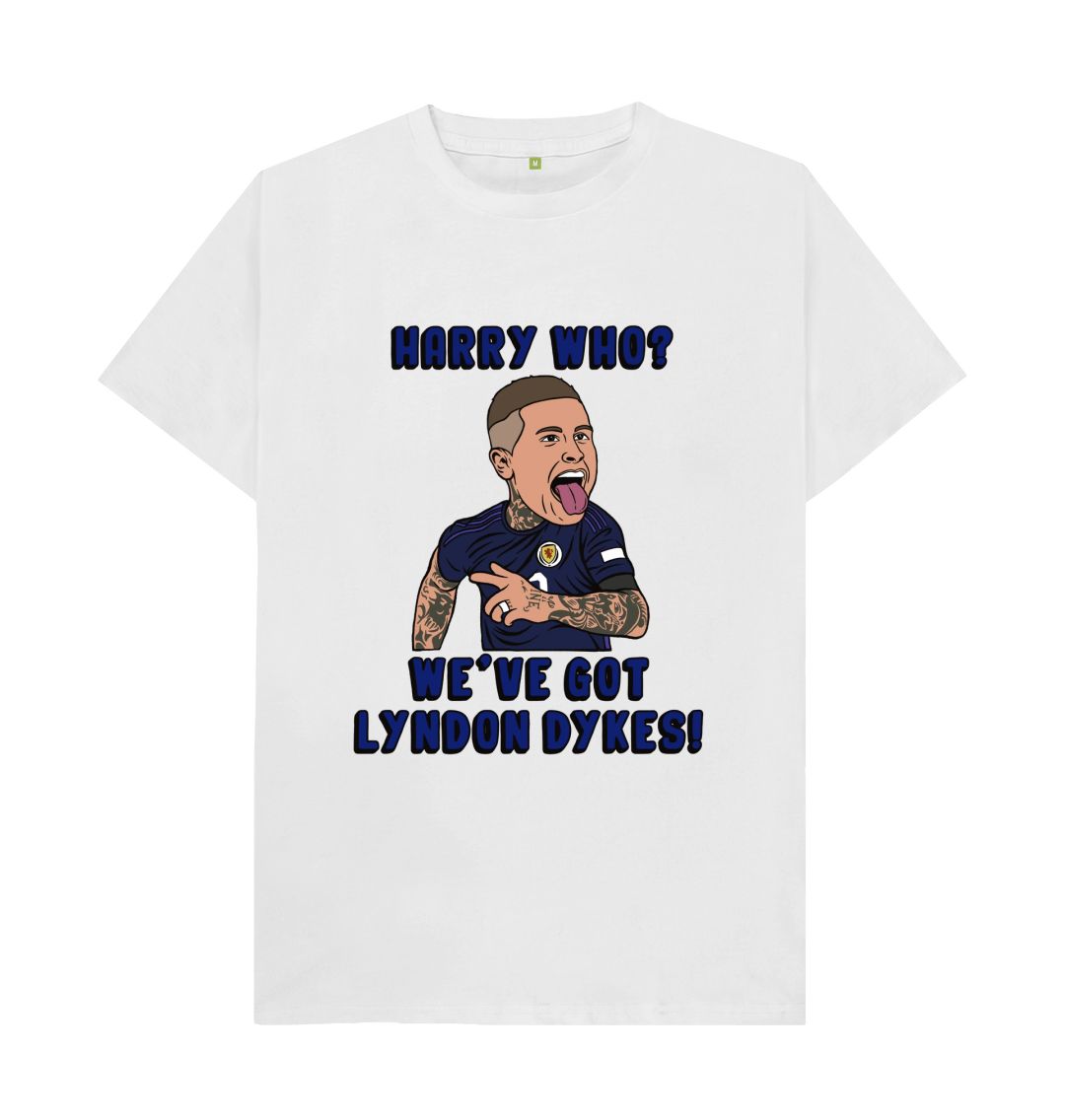 White Scotland Euro 2024 Lyndon Dykes T-shirt