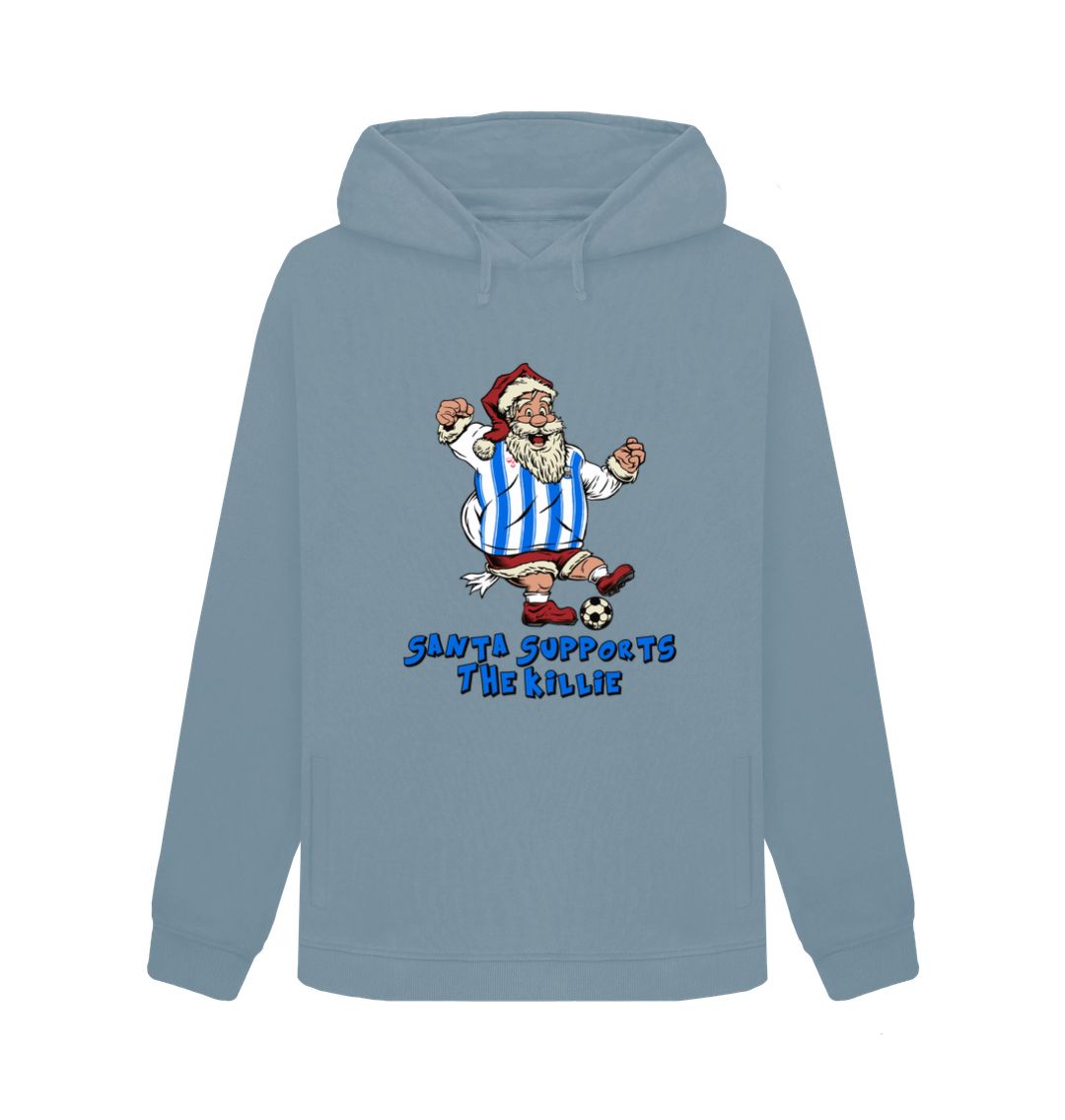 Stone Blue Kilmarnock Women's Santa Hoody