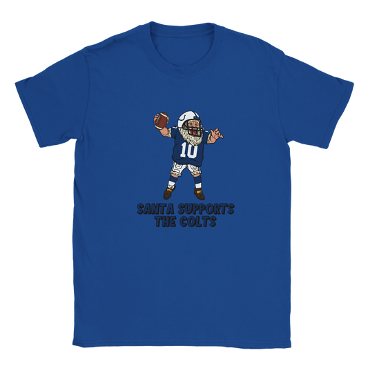 Indianapolis Colts Kids Crewneck Santa T-shirt