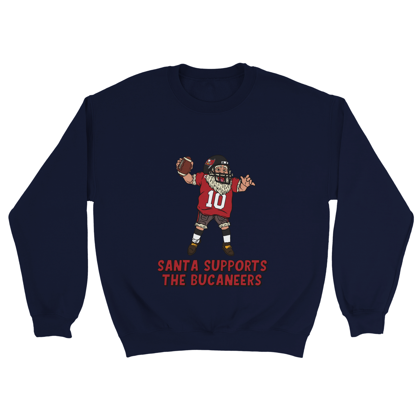 Tampa Bay Buccaneers Unisex Crewneck Santa Sweatshirt