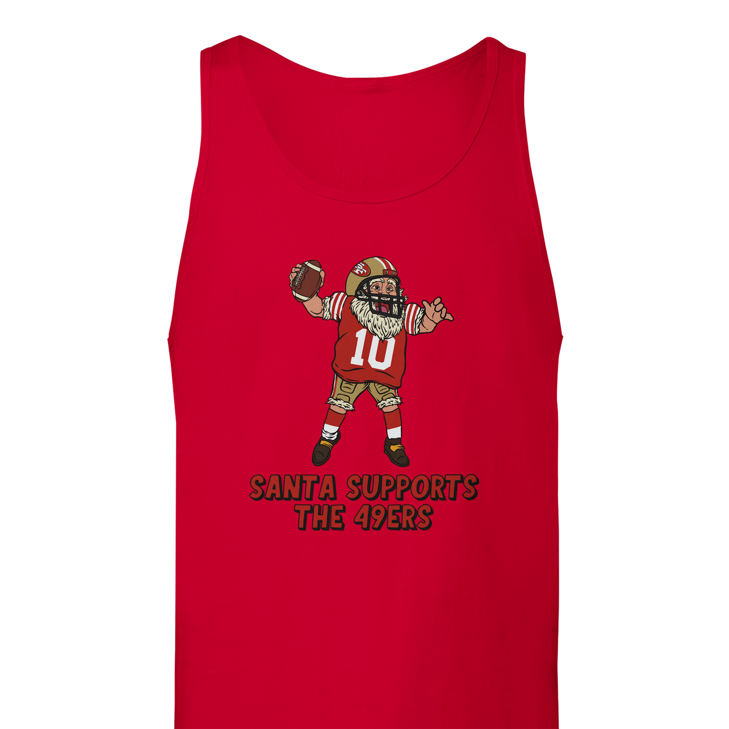 San Francisco 49ers Unisex Santa Tank Top