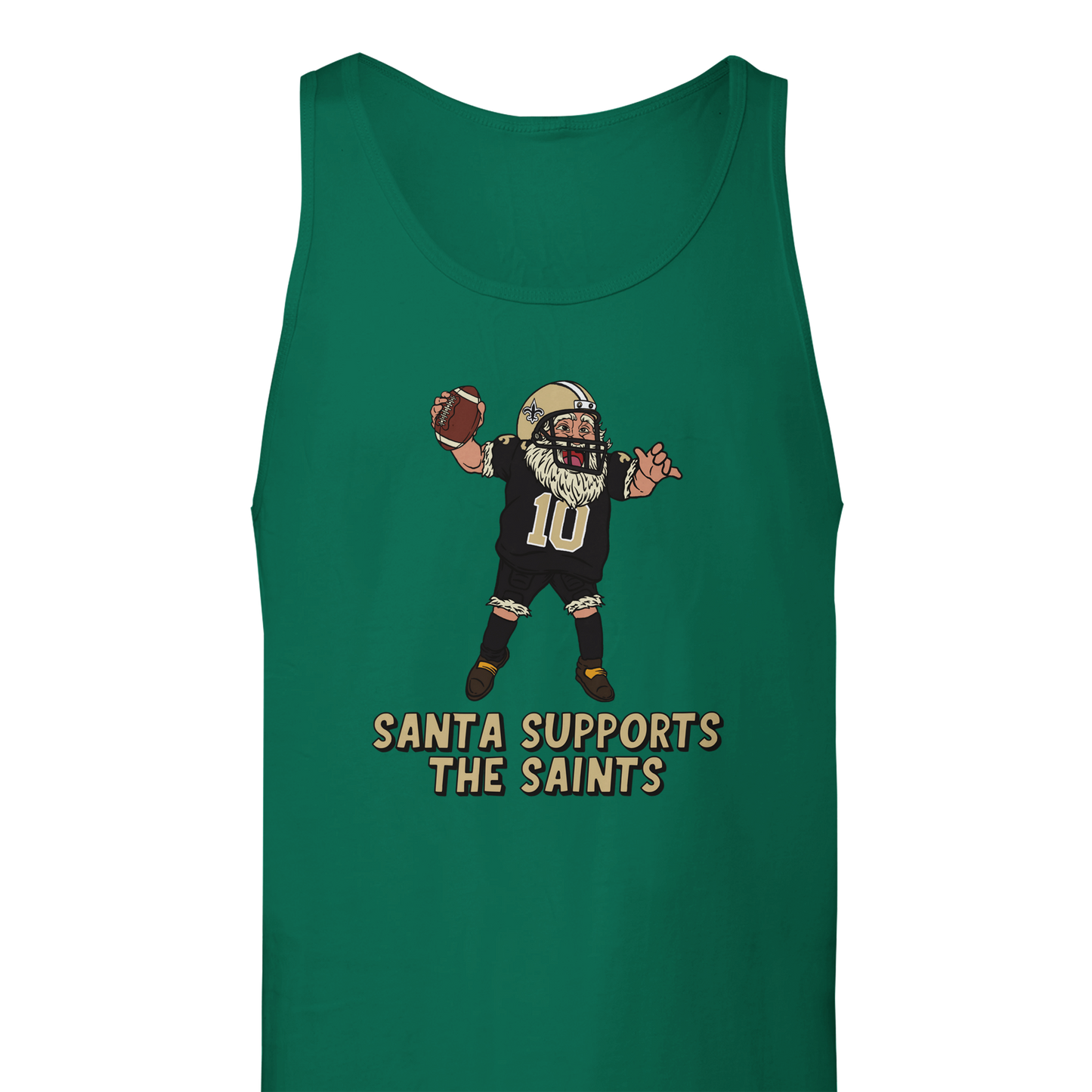 New Orleans Saints Unisex Santa Tank Top