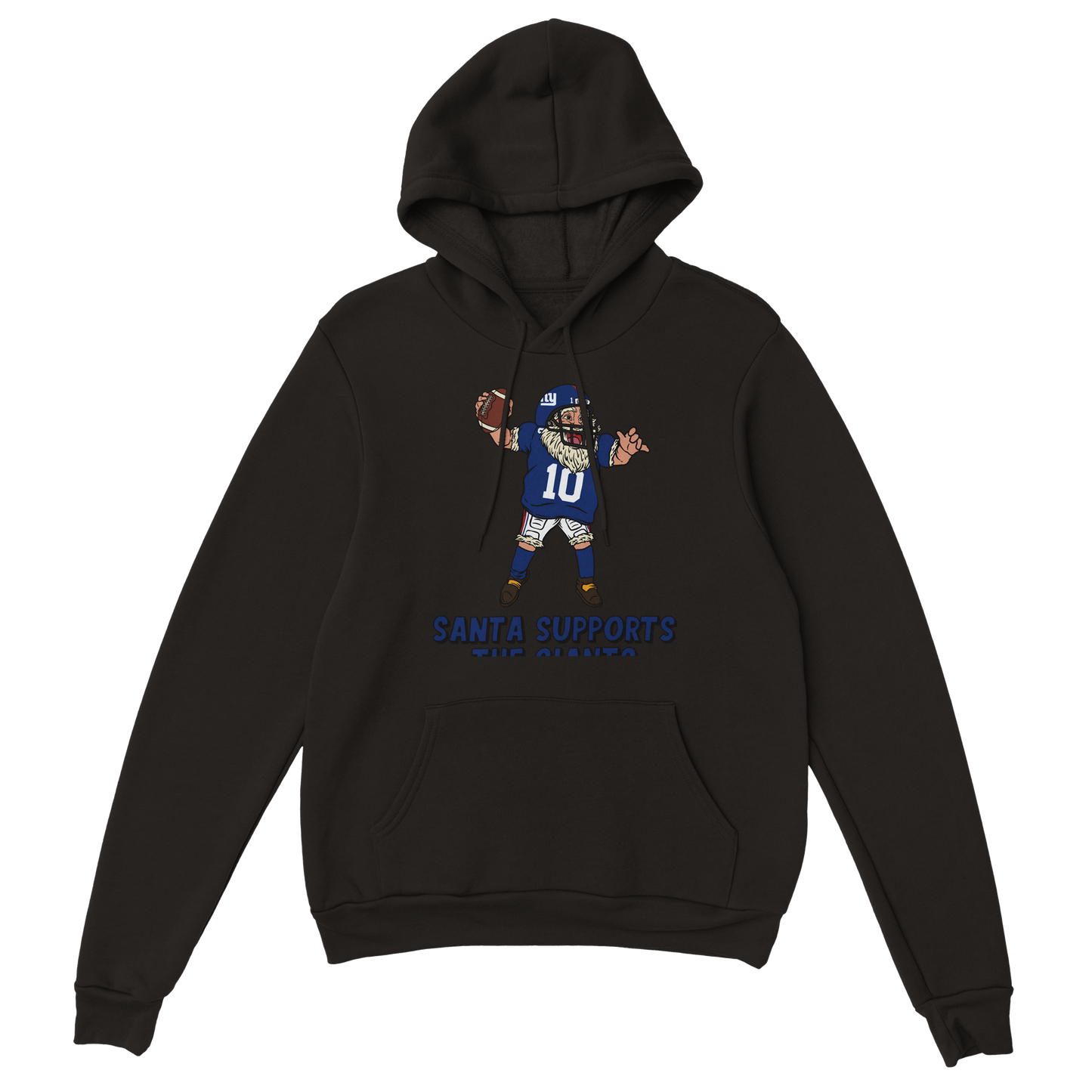 New York Giants Unisex Pullover Santa Hoodie