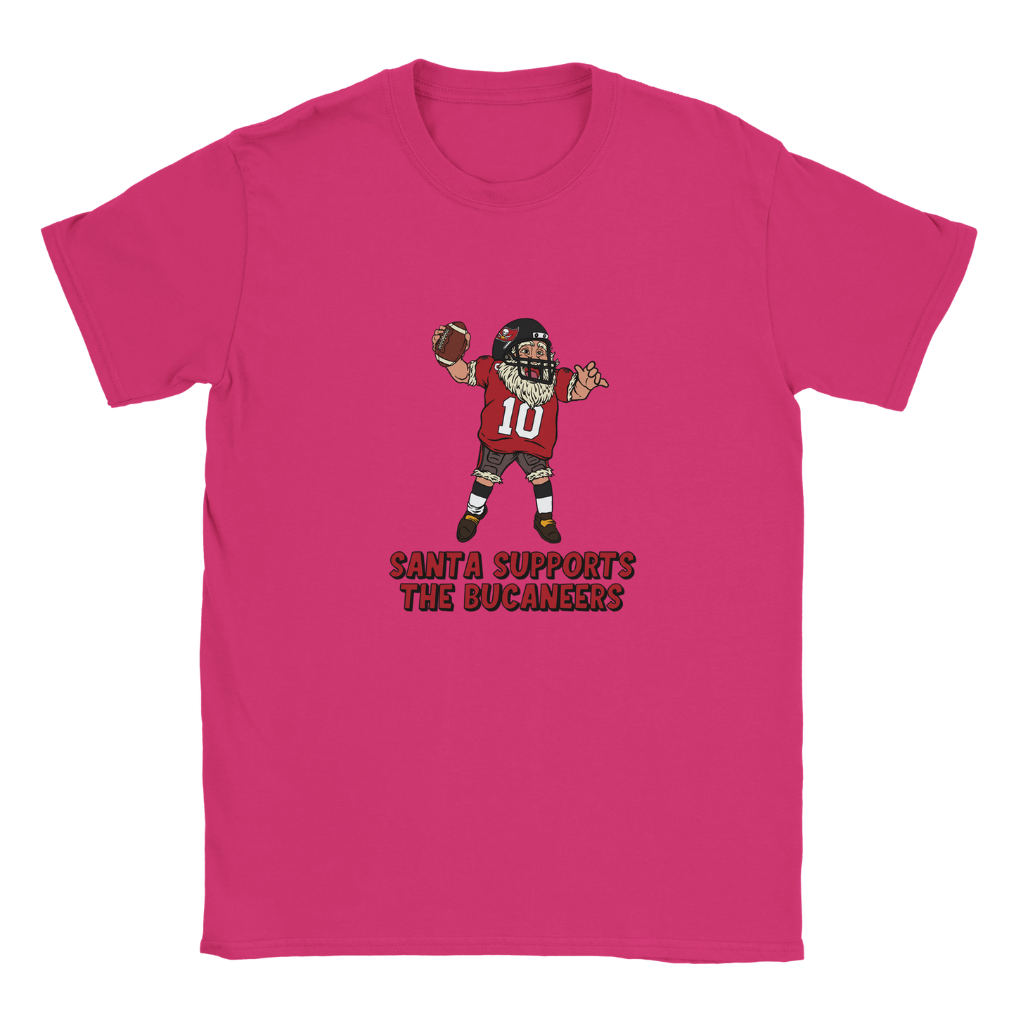 Tampa Bay Buccaneers Kids Crewneck Santa T-shirt