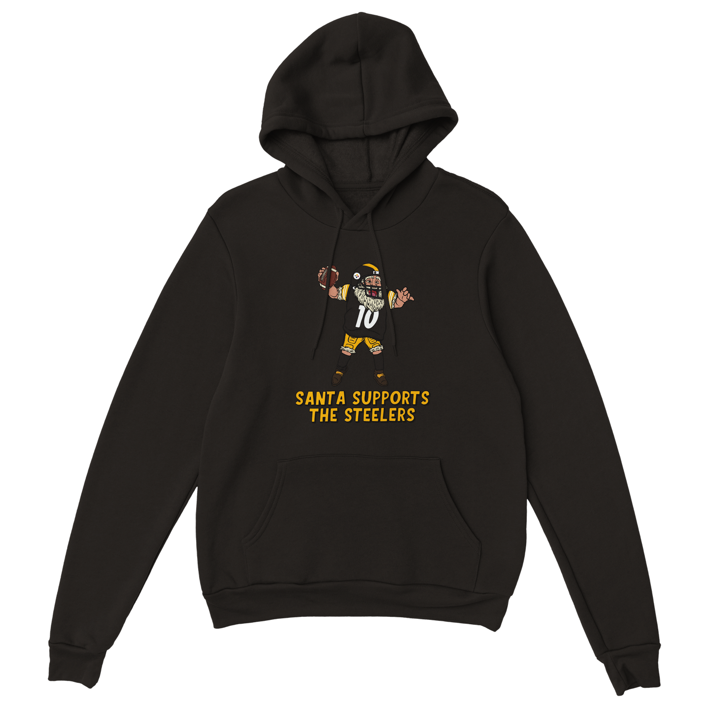 Pittsburgh Steelers Unisex Pullover Santa Hoodie