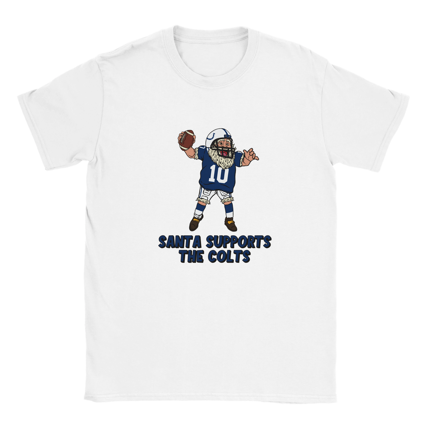 Indianapolis Colts Kids Crewneck Santa T-shirt