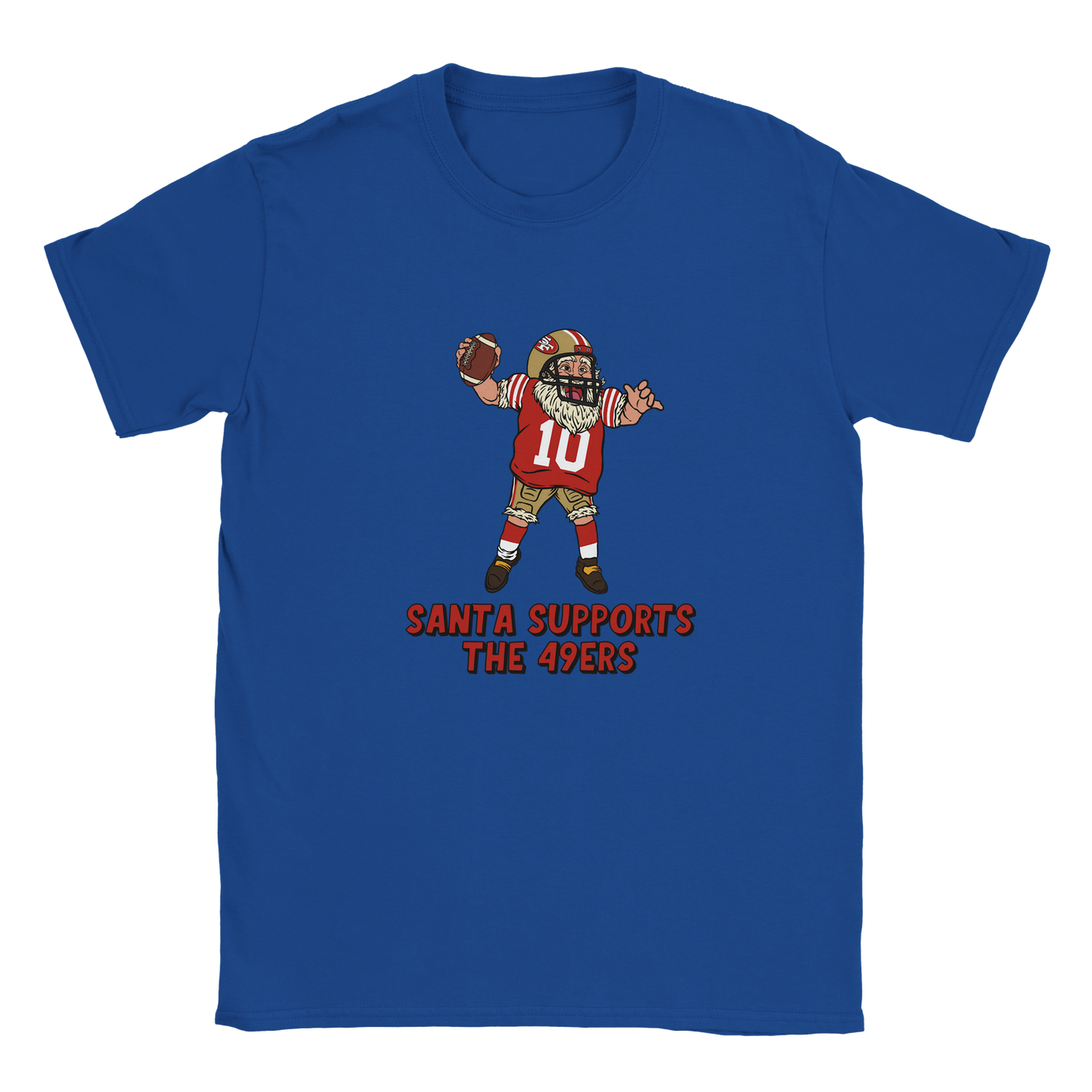 San Francisco 49ers Kids Crewneck Santa T-shirt