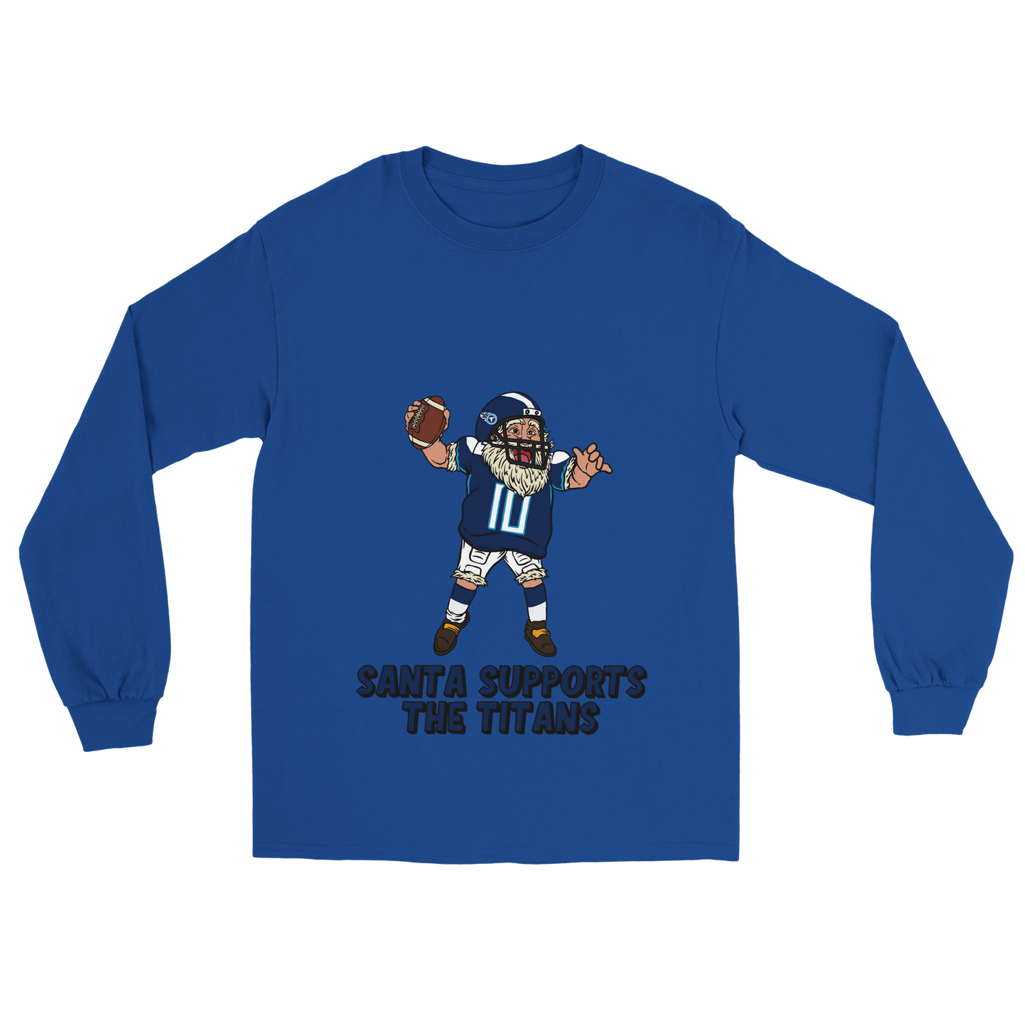 Tennessee Titans Unisex Longsleeve Santa T-shirt