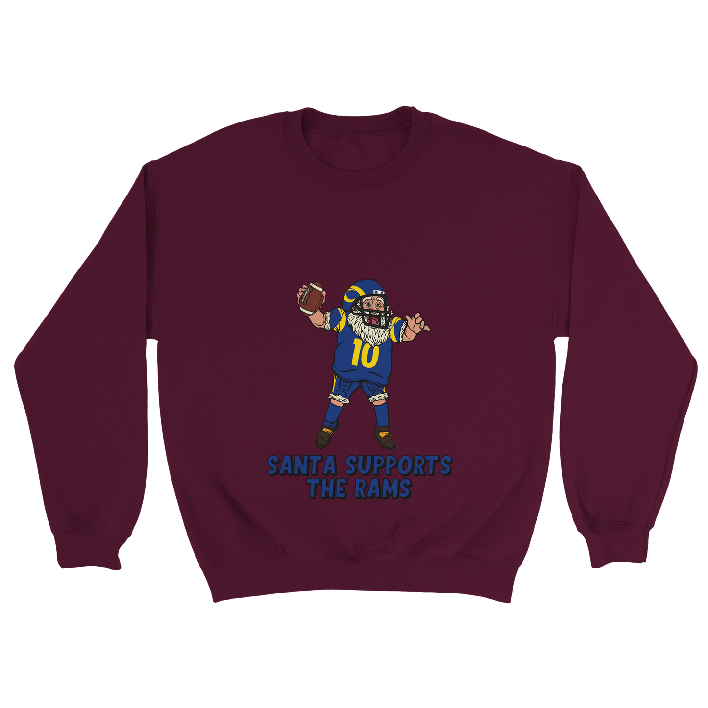 Los Angeles Rams Unisex Crewneck Santa Sweatshirt