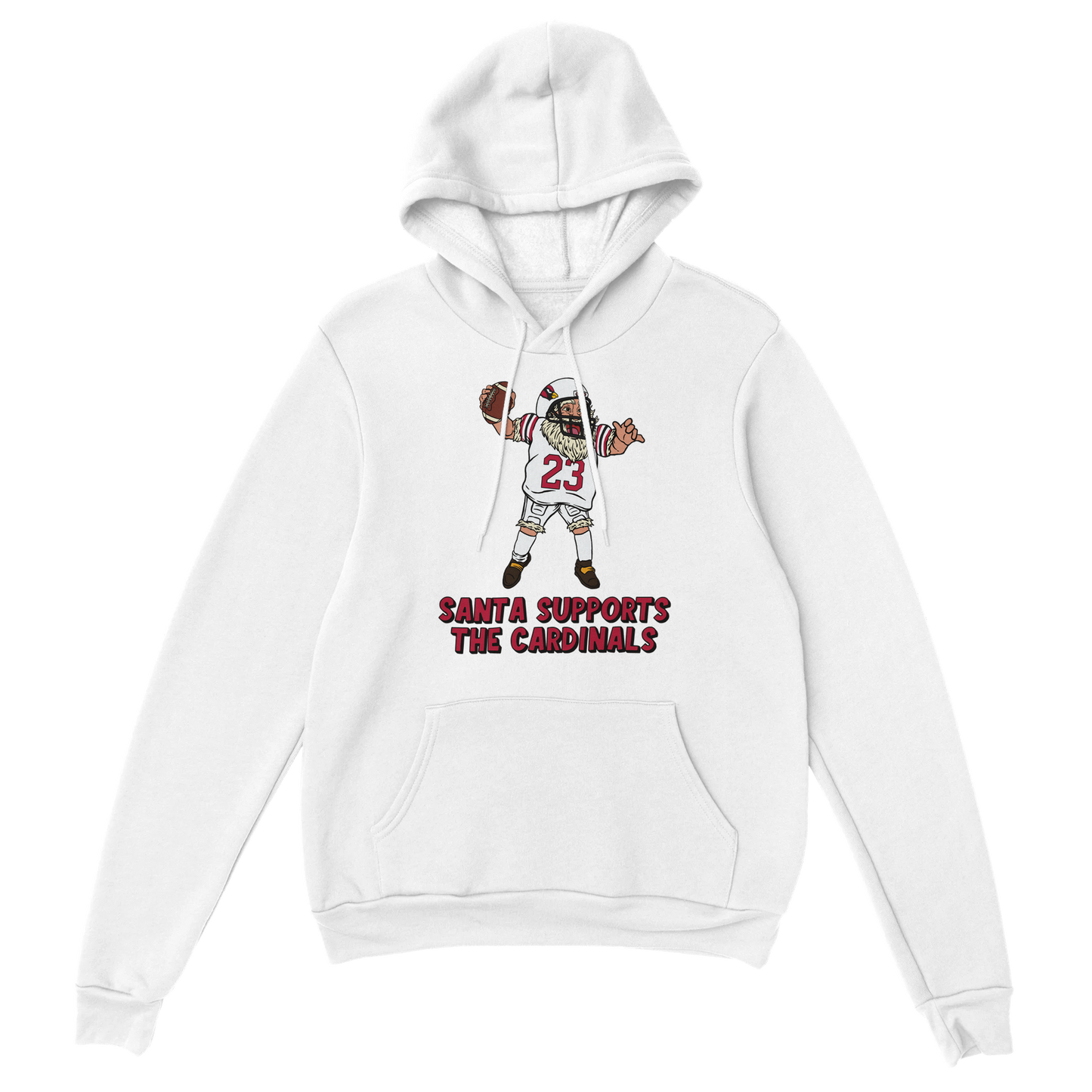 Arizona Cardinals Unisex Pullover Santa Hoodie