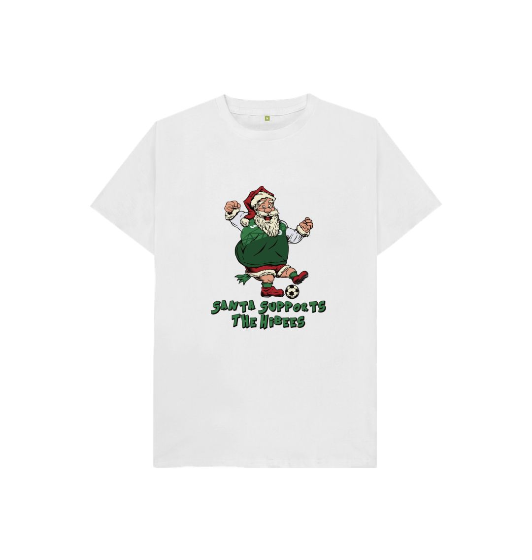 White Hibernian Kids Santa T-shirt