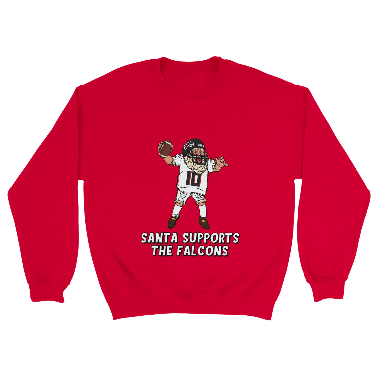 Atlanta Falcons Unisex Crewneck Santa Sweatshirt