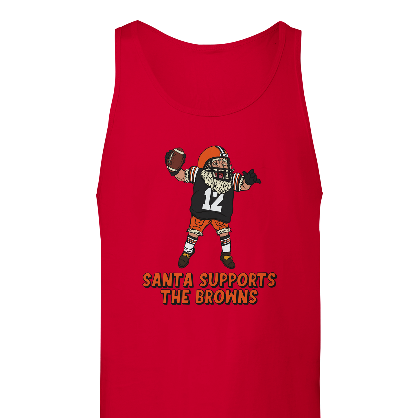 Cleveland Browns Unisex Santa Tank Top