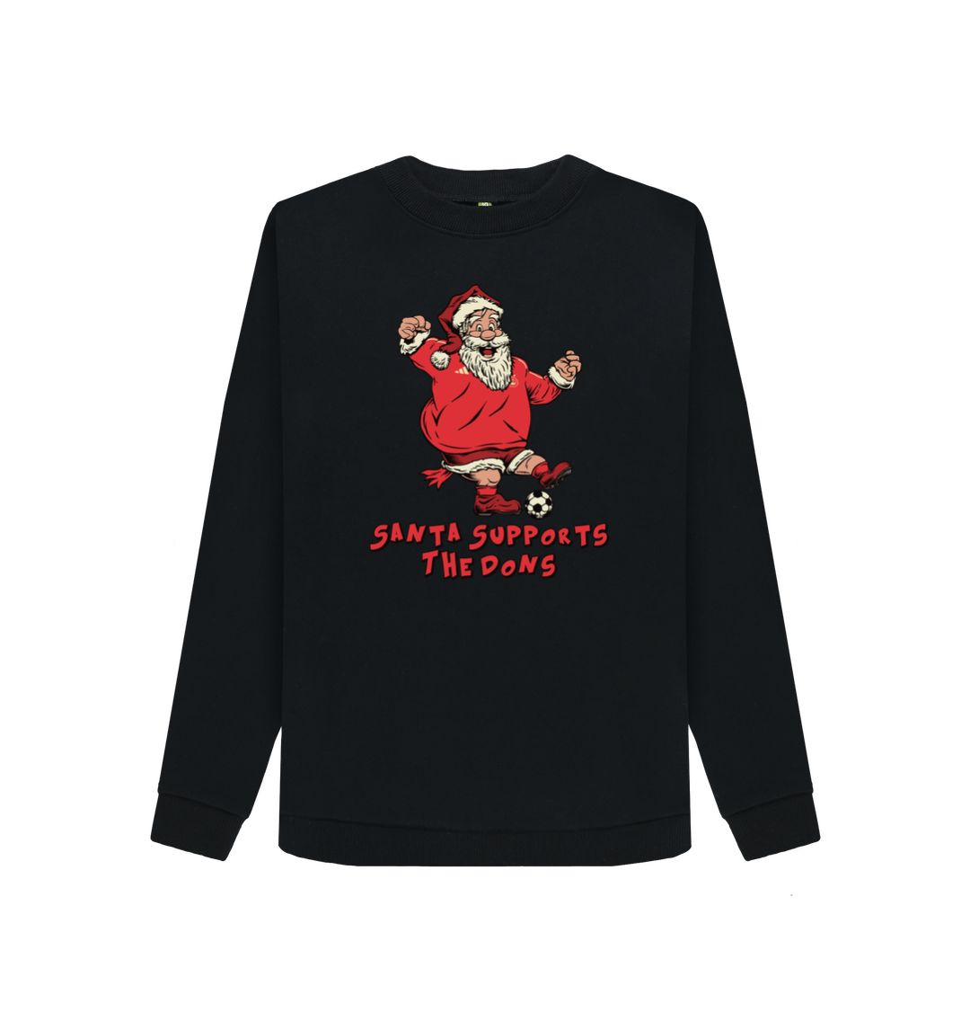 Black Aberdeen Women's Santa Jumper