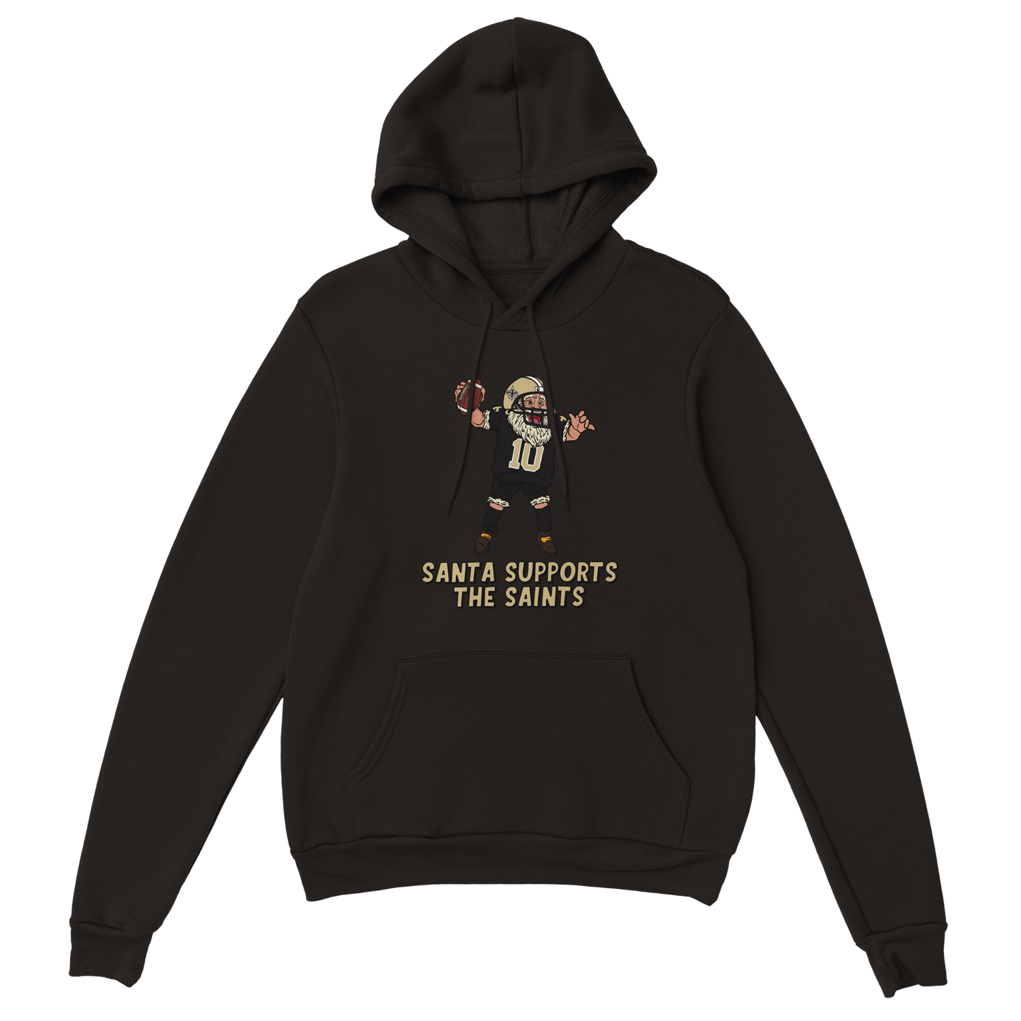 New Orleans Saints Unisex Pullover Santa Hoodie