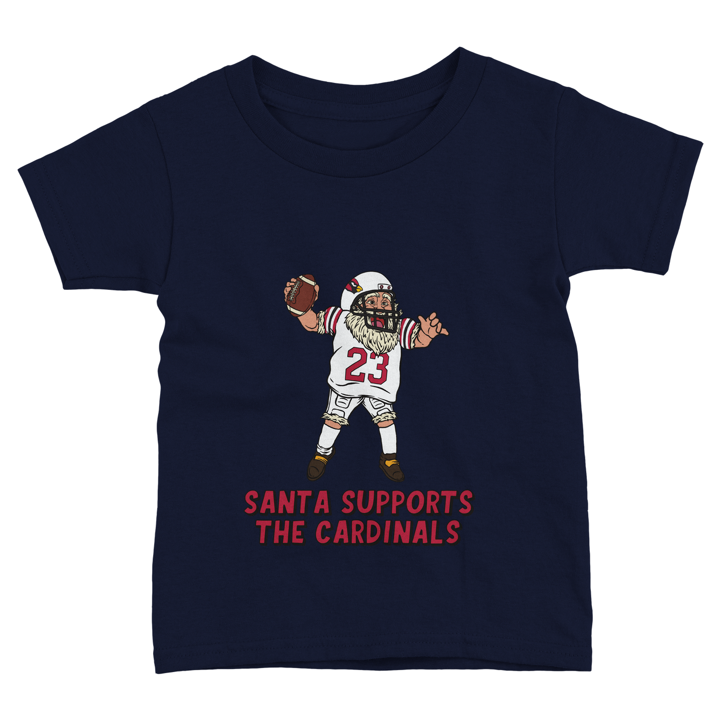 Arizona Cardinals Toddler Jersey Santa T-Shirt