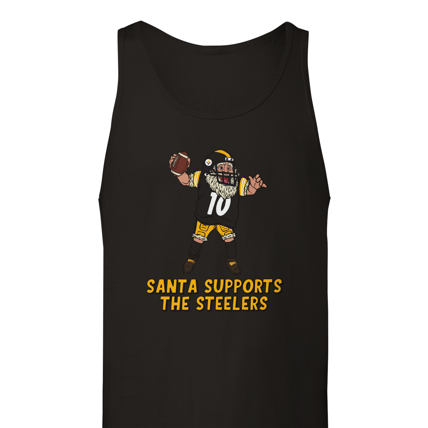 Pittsburgh Steelers Unisex Santa Tank Top