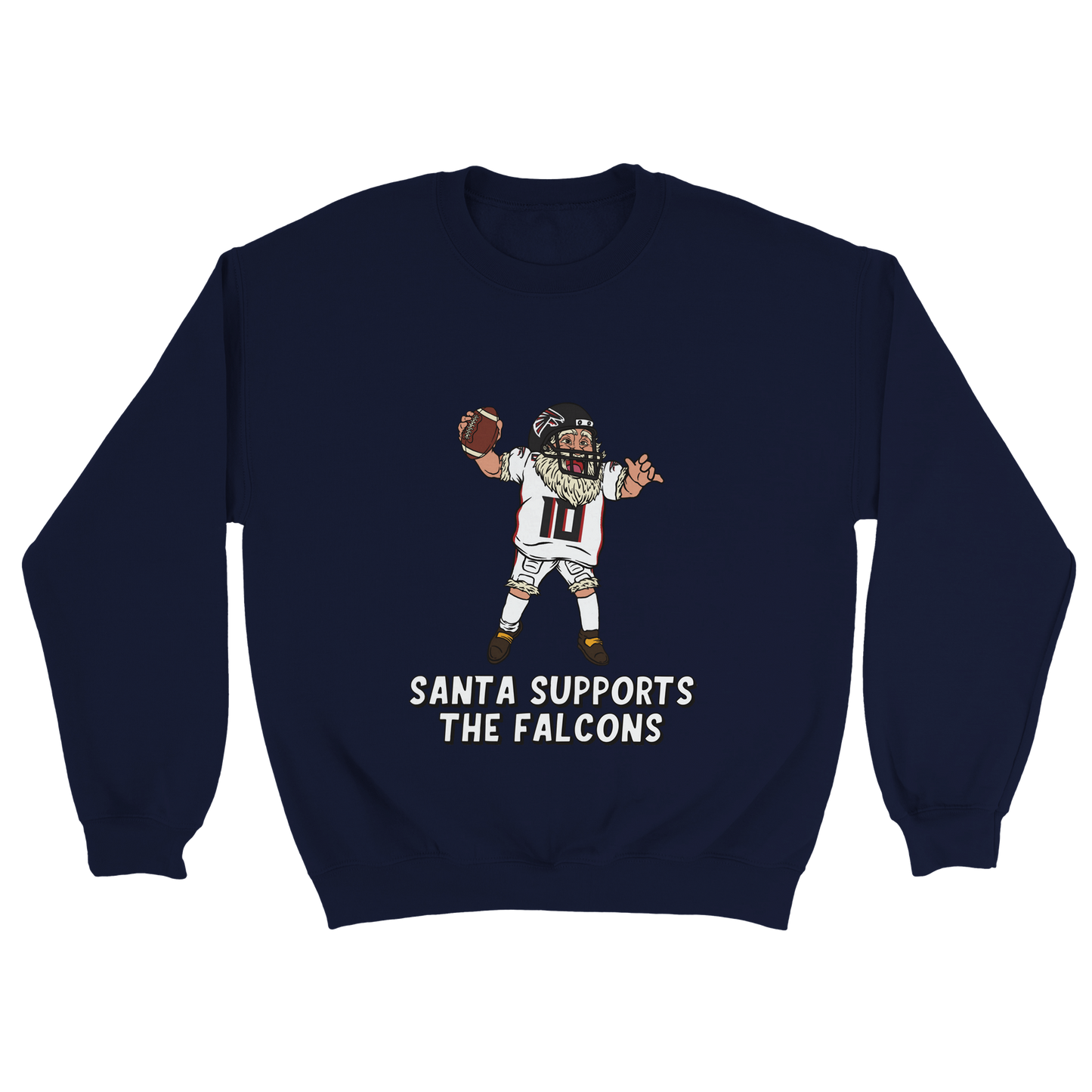 Atlanta Falcons Unisex Crewneck Santa Sweatshirt