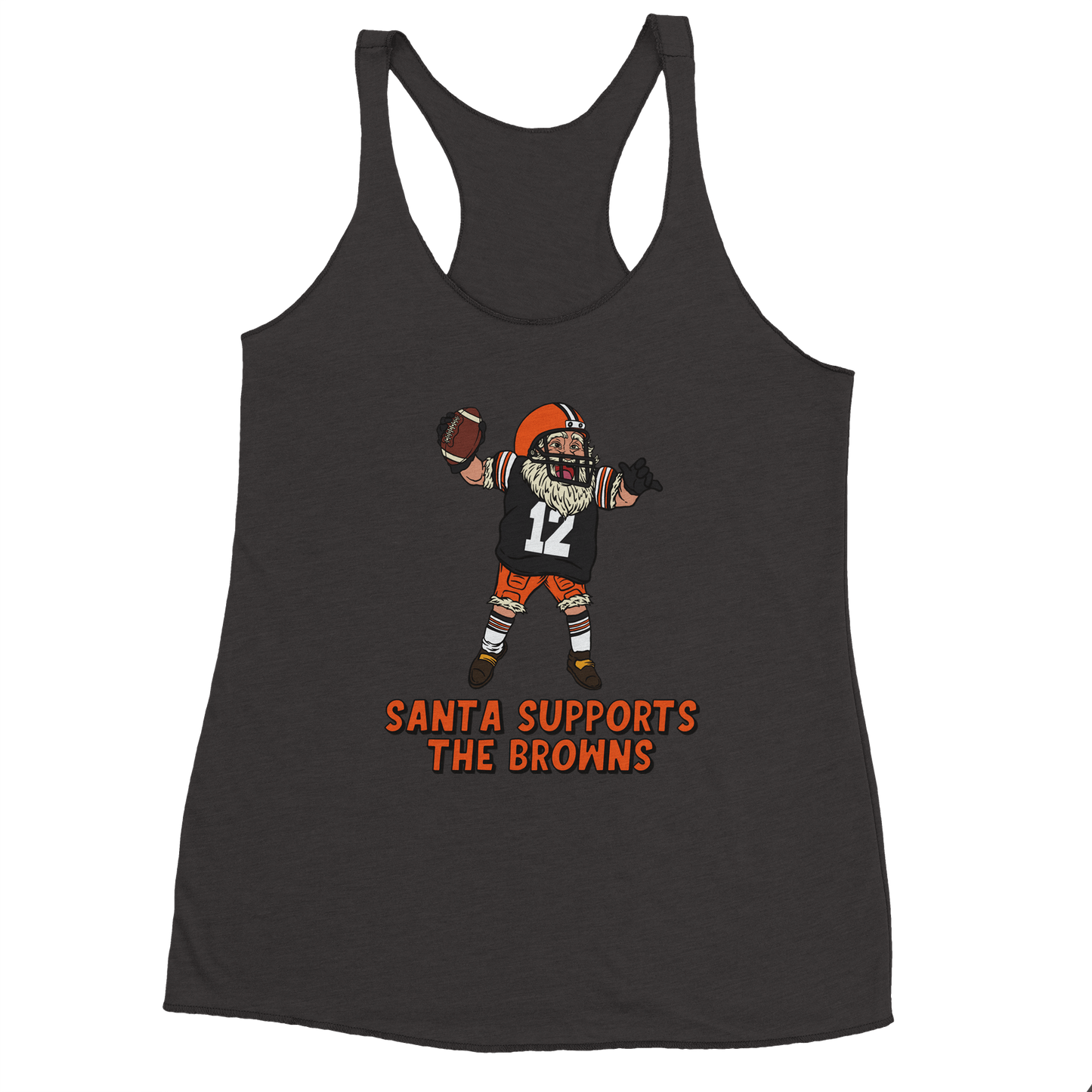 Cleveland Browns Women's Racerback Santa Tank Top