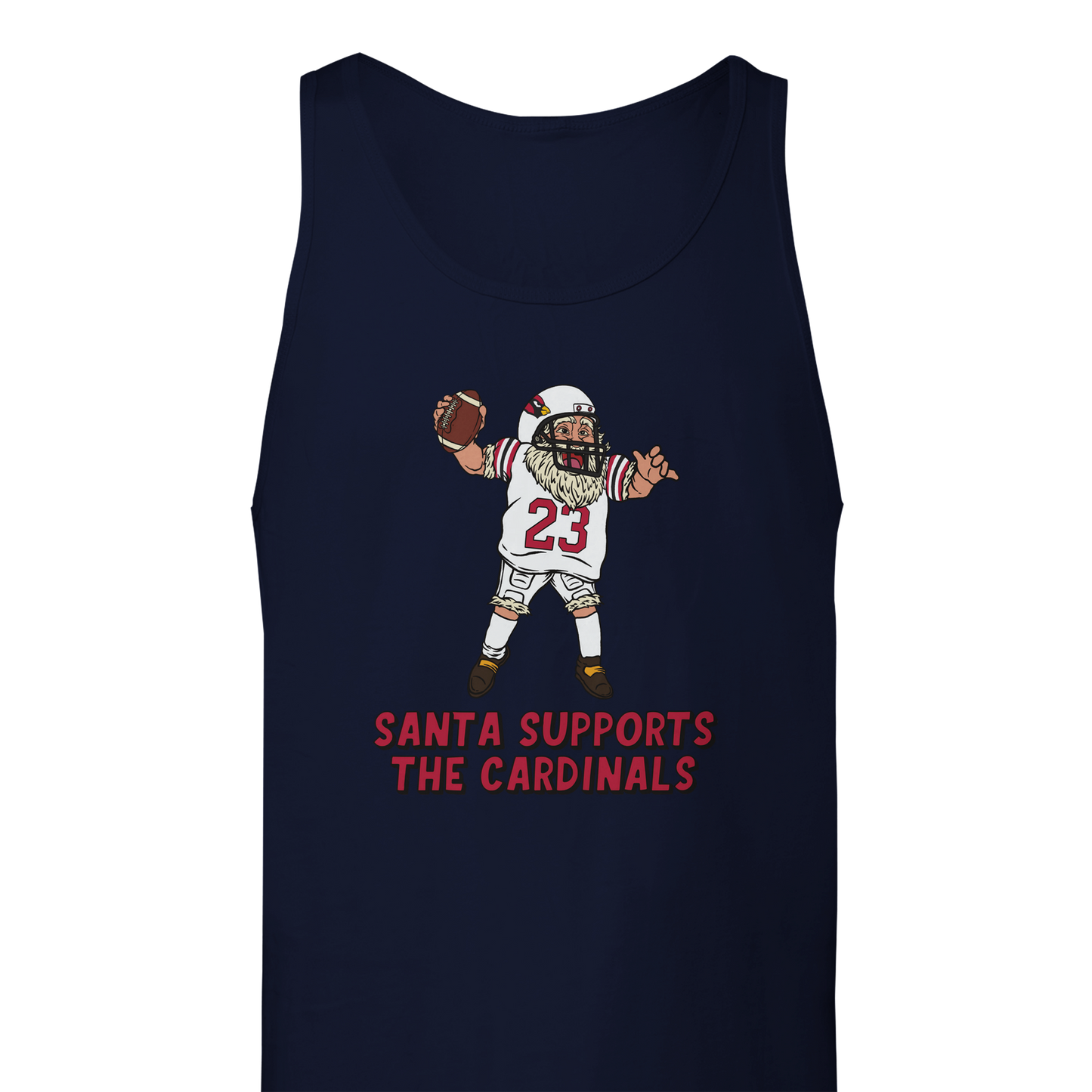 Arizona Cardinals Unisex Santa Tank Top