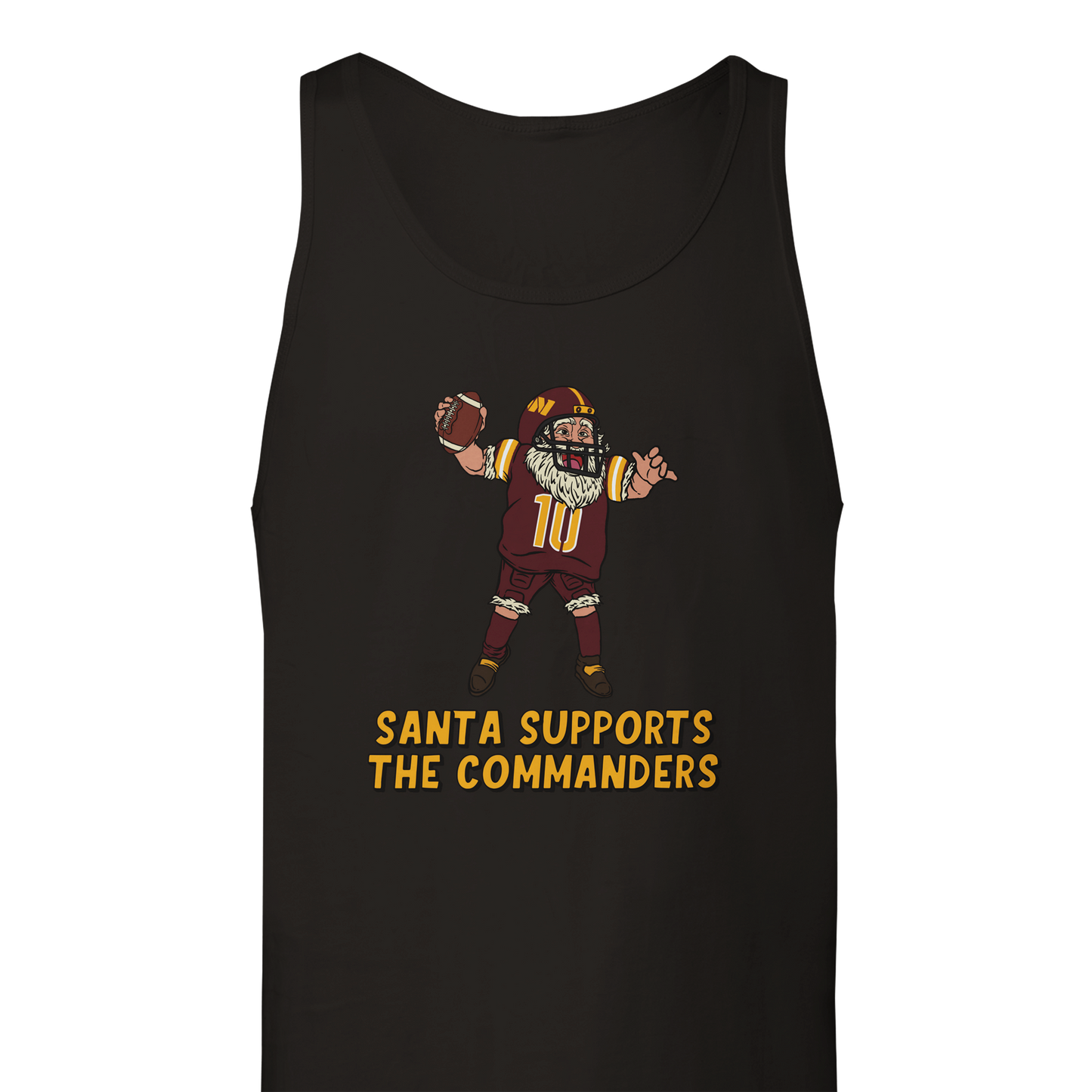 Washington Commanders Unisex Santa Tank Top