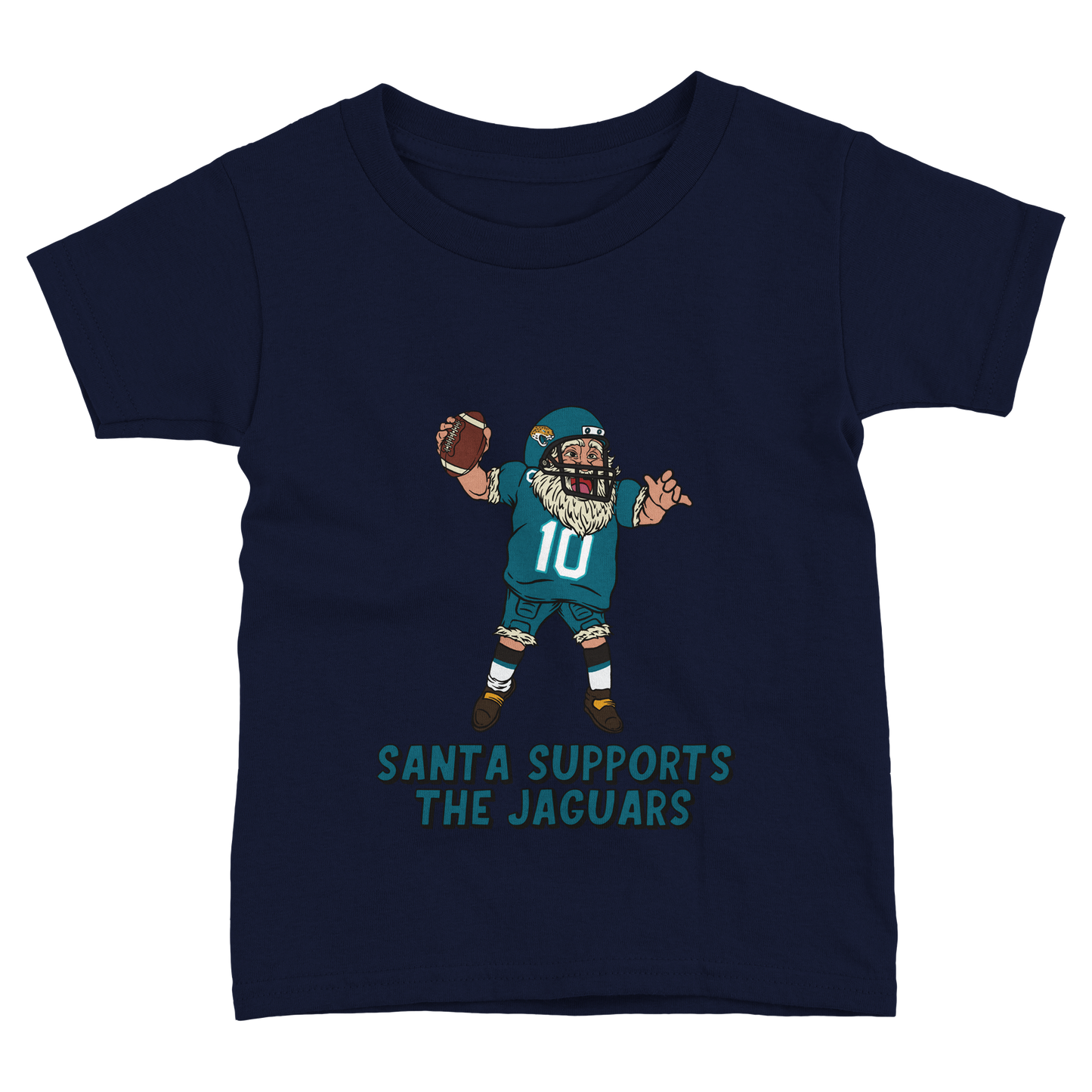 Jacksonville Jaguars Toddler Fine Jersey Santa T-Shirt