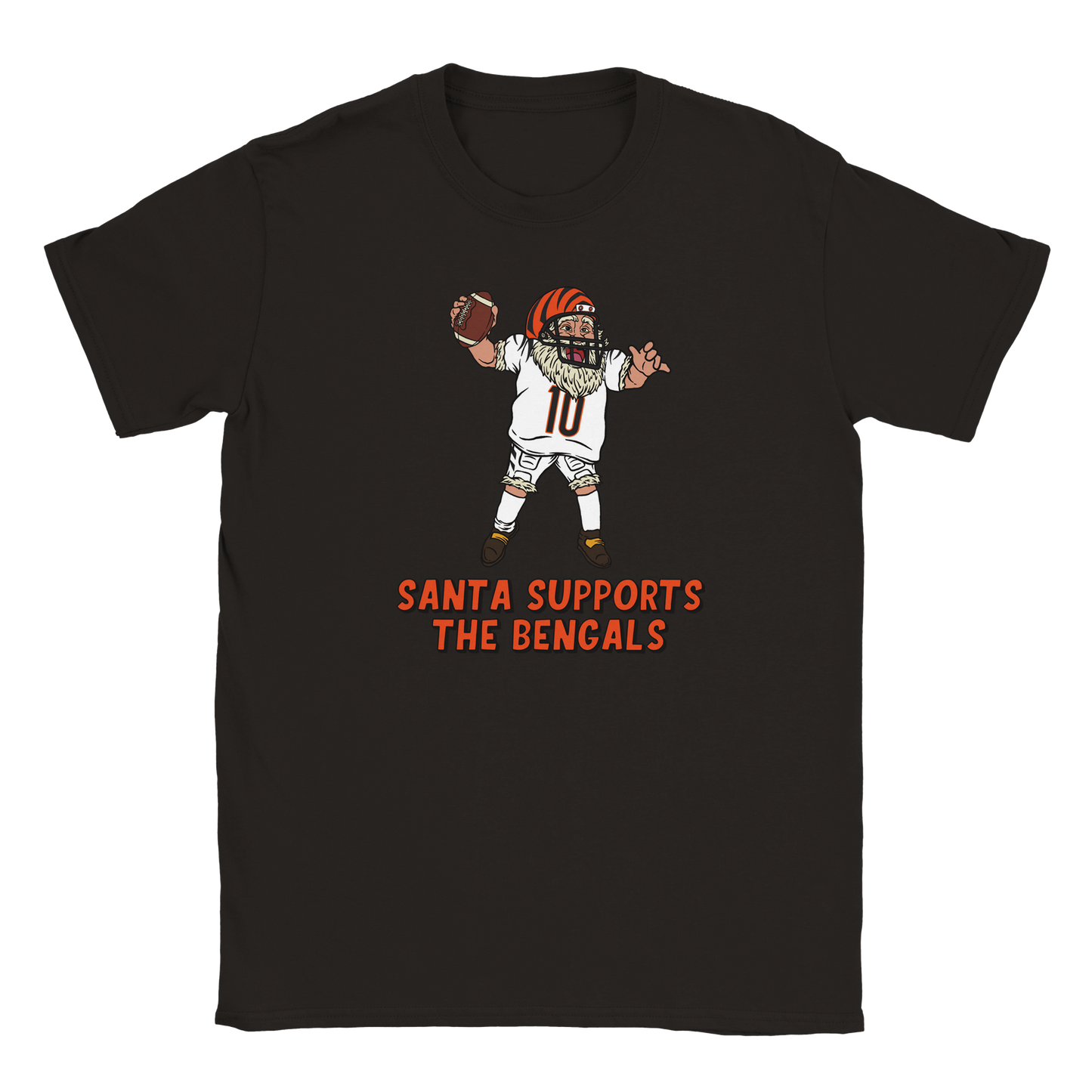 Cincinnati Bengals Kids Crewneck Santa T-shirt