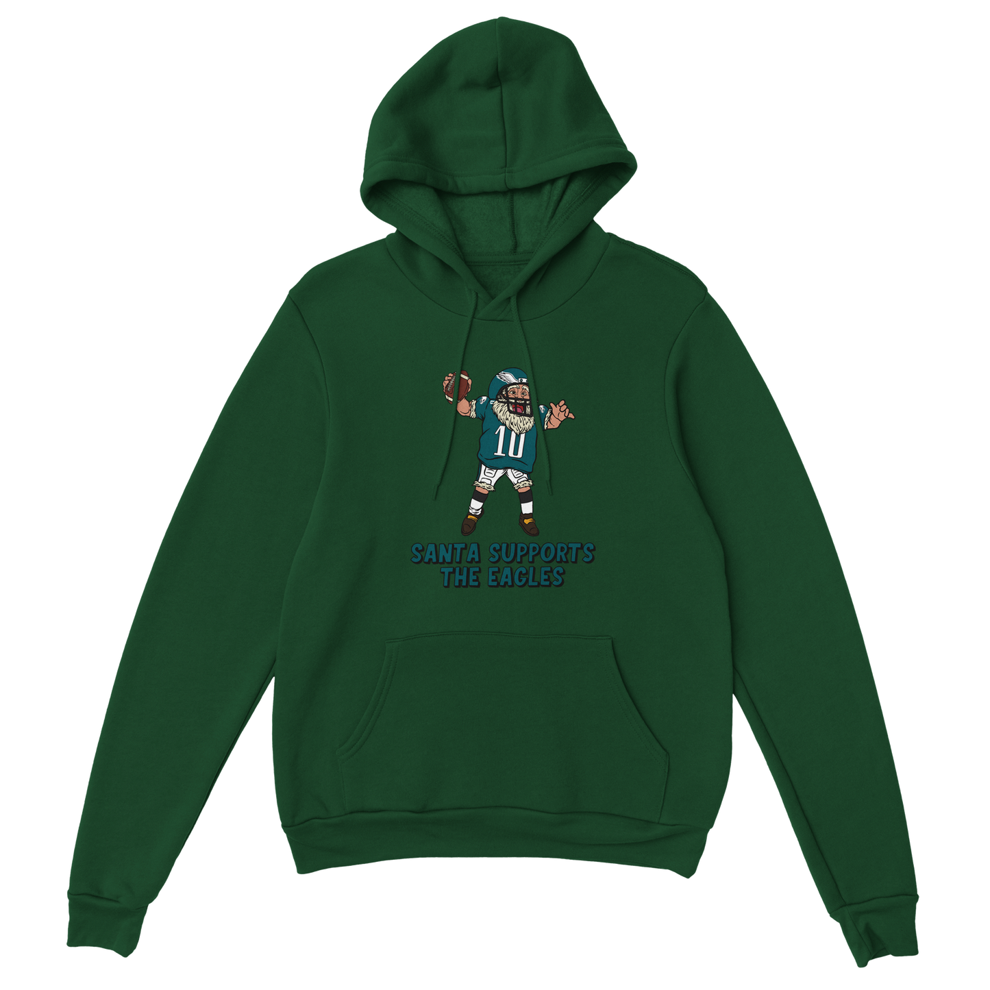 Philadelphia Eagles Unisex Pullover Santa Hoodie